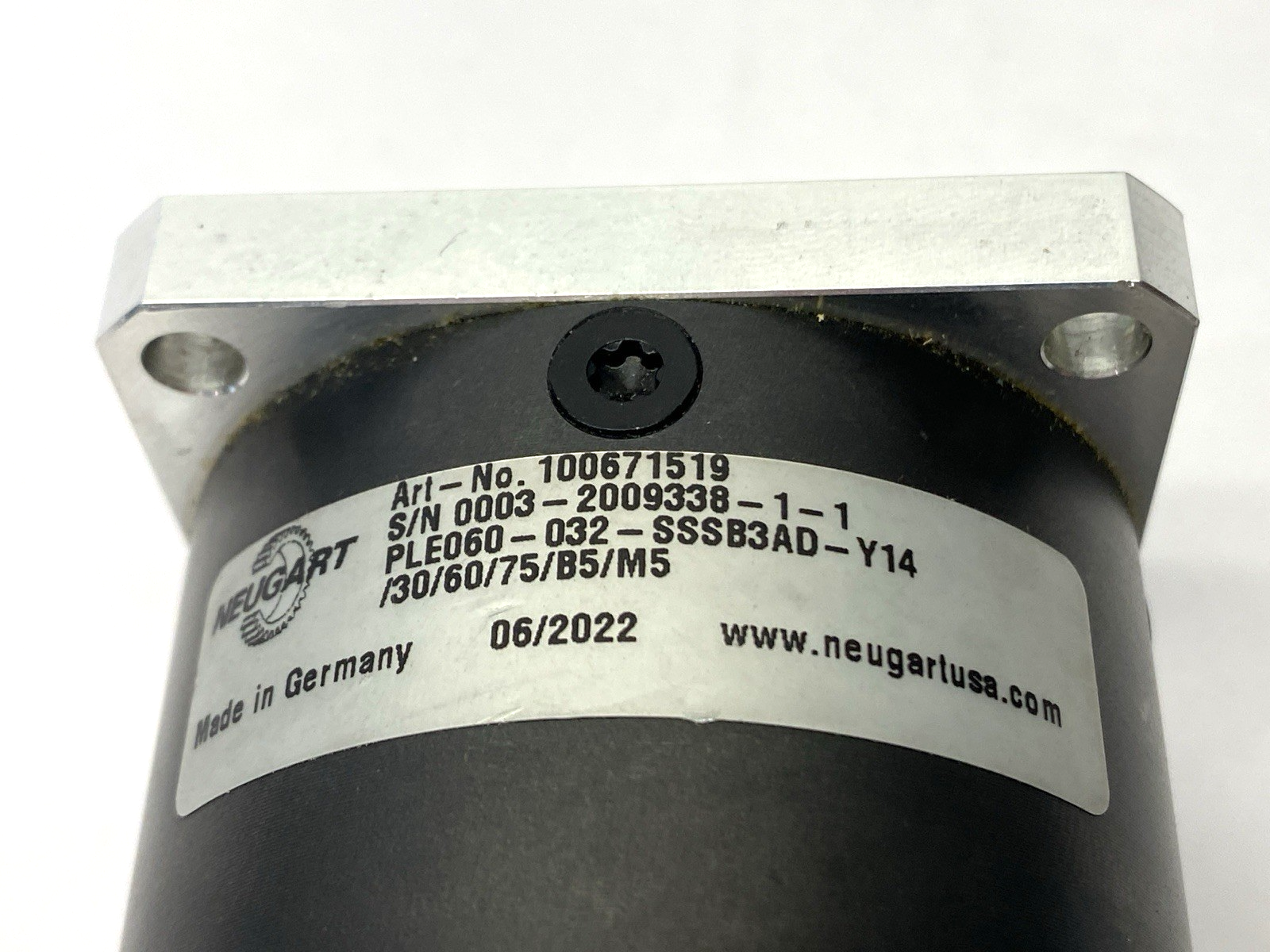 Neugart PLE06-032-SSSB3AD-Y14/30/60/75/B5/M5 Planetary Gearbox 100671519 - Maverick Industrial Sales