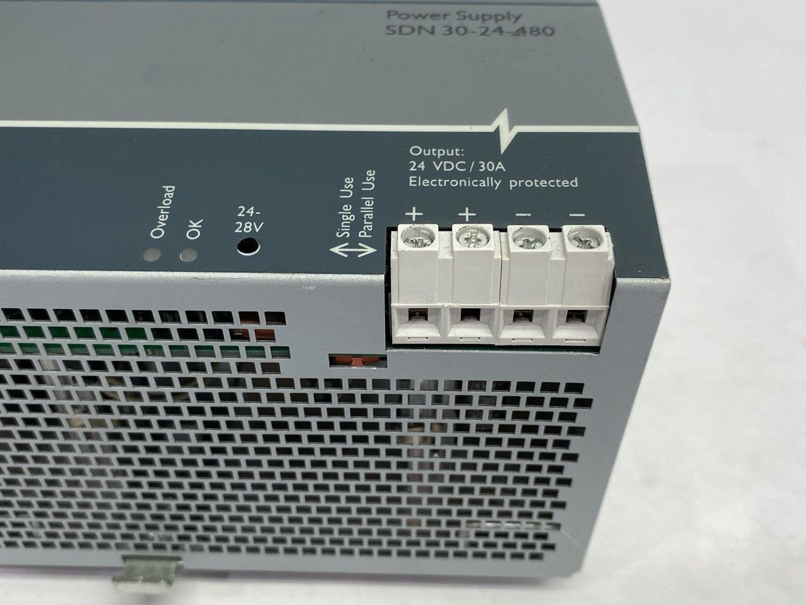 SDN 30-24-480 | Sola Hevi-Duty Power Supply DIN Rail Mount - Used - Maverick Industrial Sales