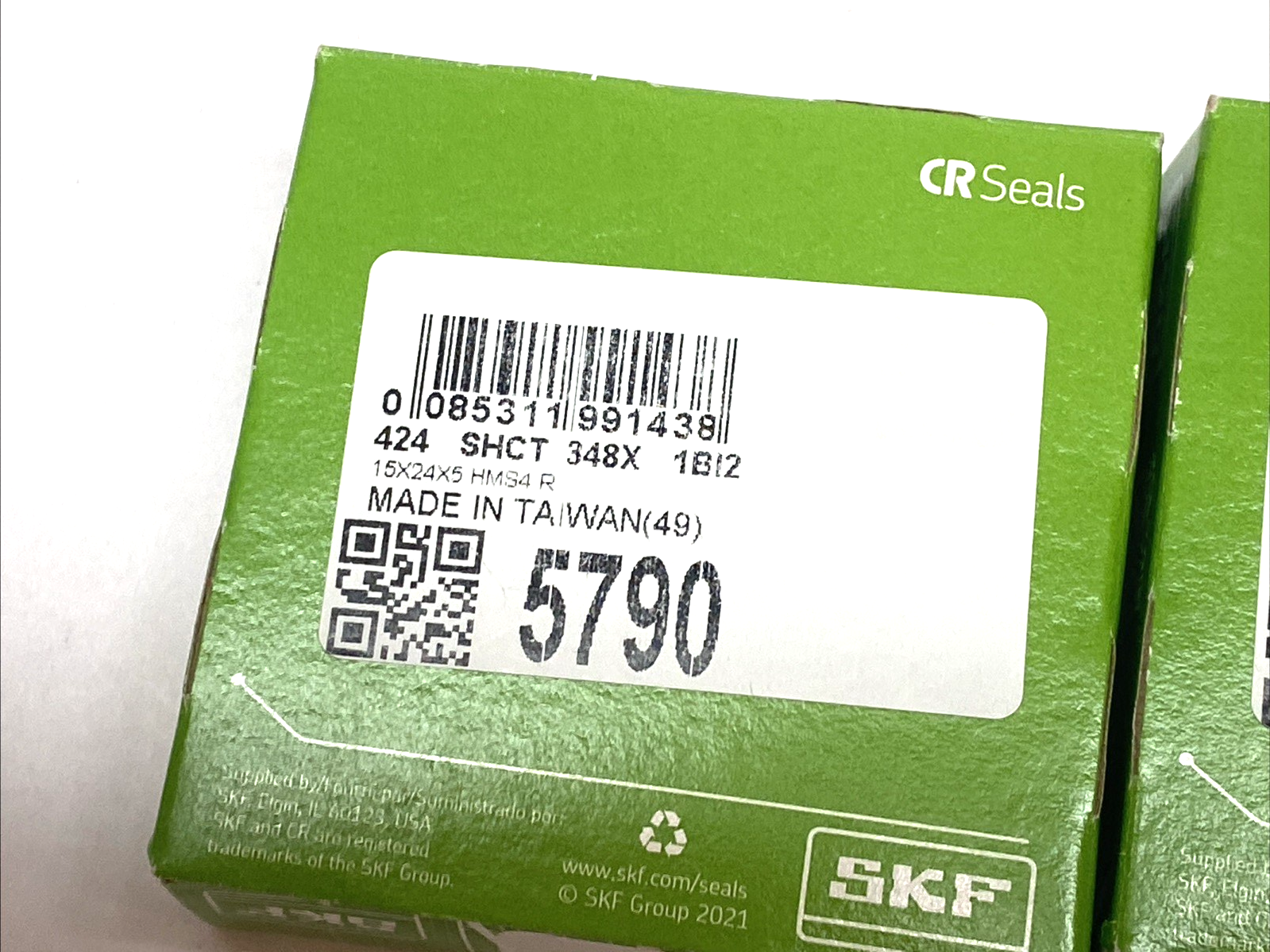 SKF 5790 Single Lip Oil Seal 15mm x 24mm x 5mm LOT OF 2 - Maverick Industrial Sales
