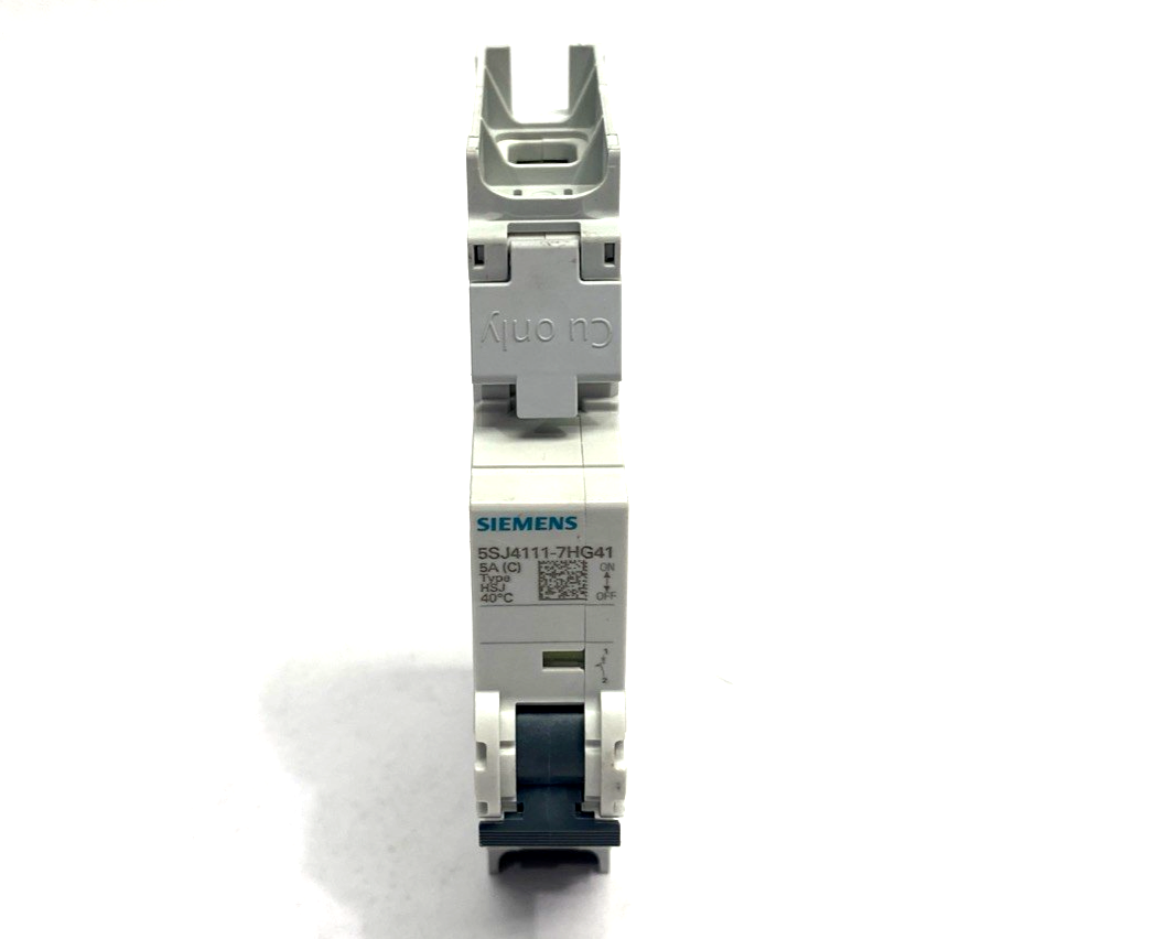 Siemens 5SJ4111-7HG41 Miniature Circuit Breaker 240V 14kA, 1-Pole, C-Trip, 5A - Maverick Industrial Sales