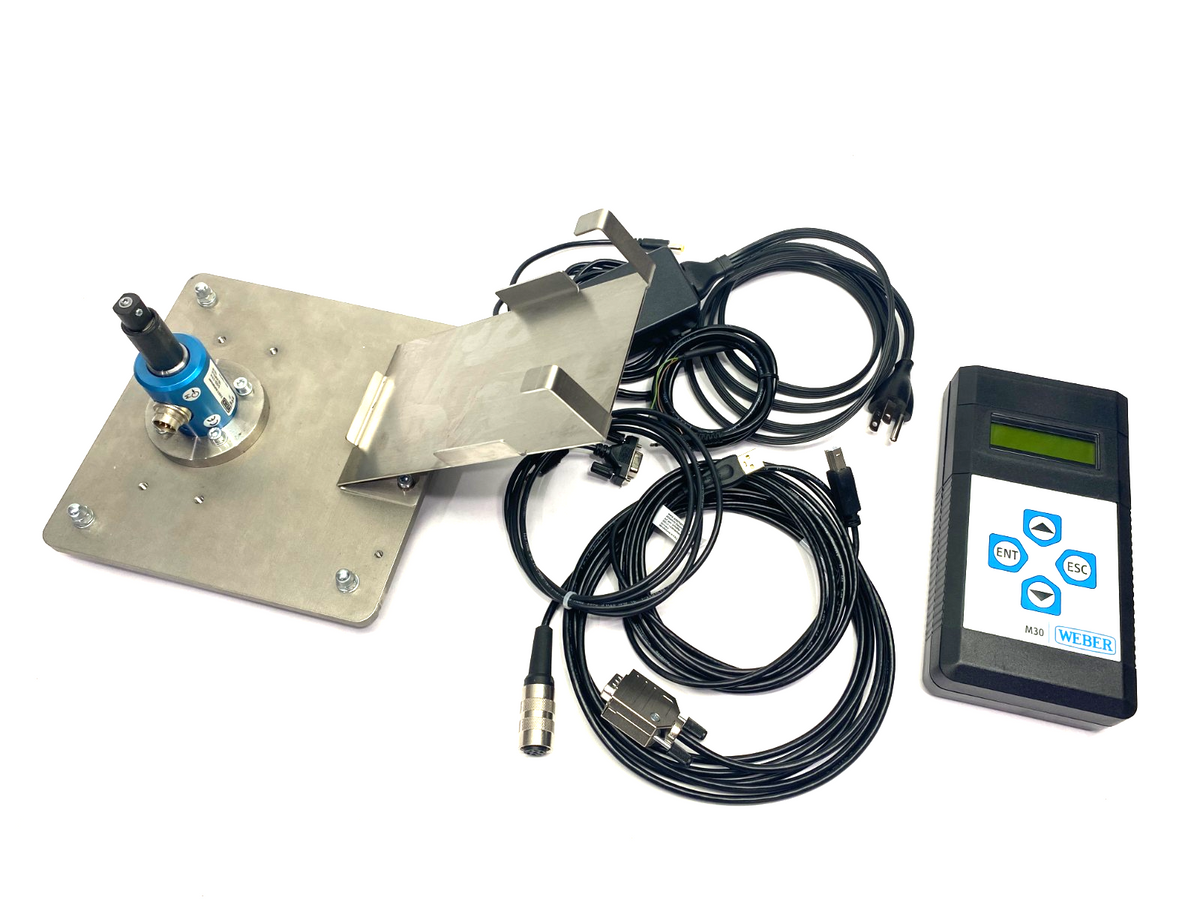 M30 | Weber Screw Driving Syst. Torque Gauge, 10 Sets of Parameters, 1/1.000 sec. - Maverick Industrial Sales