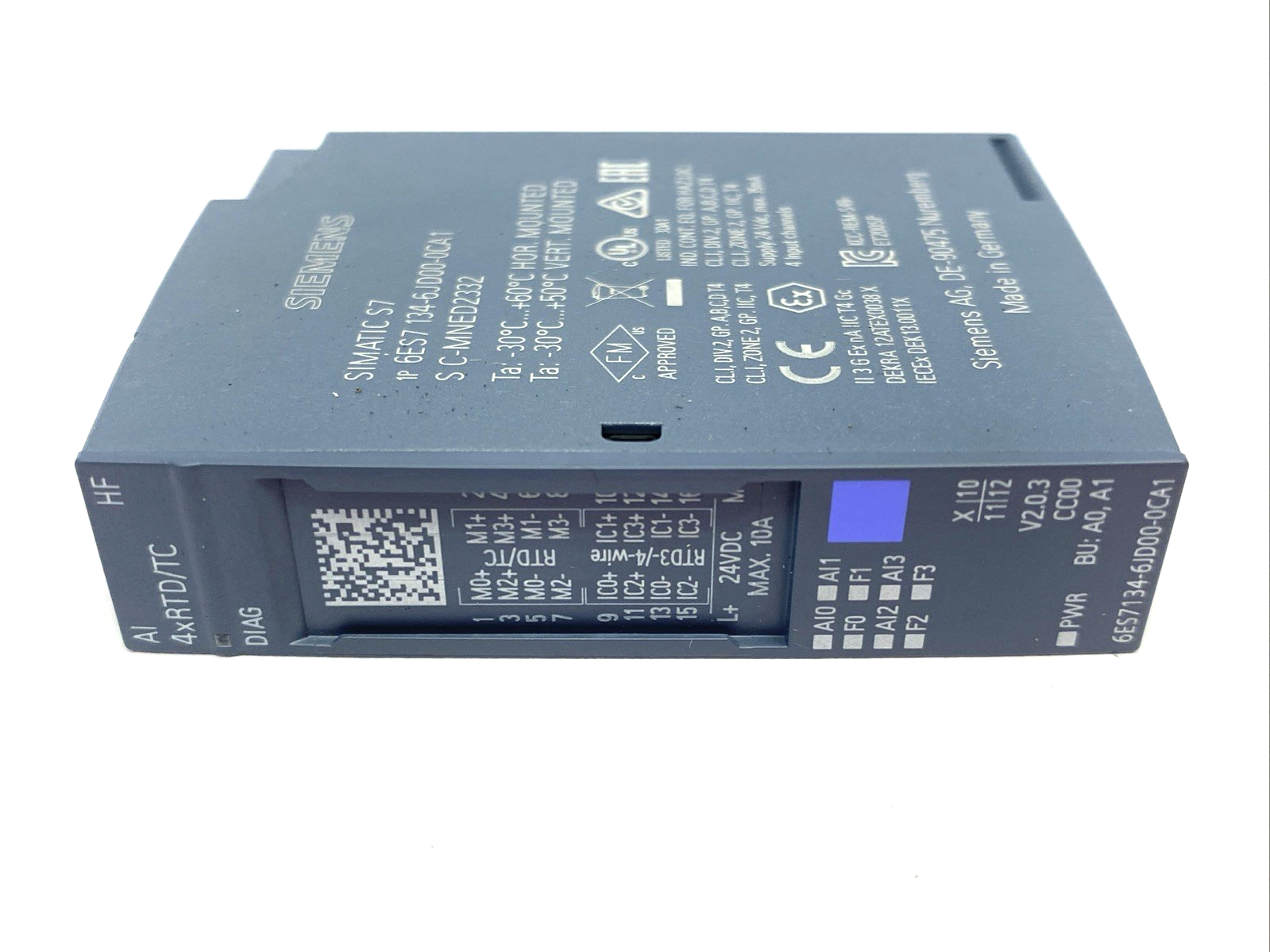 6ES7134-6JD00-0CA1 | Siemens SIMATIC ET 200SP Analog Input Module AI 4xRTD/TC - Used - Maverick Industrial Sales