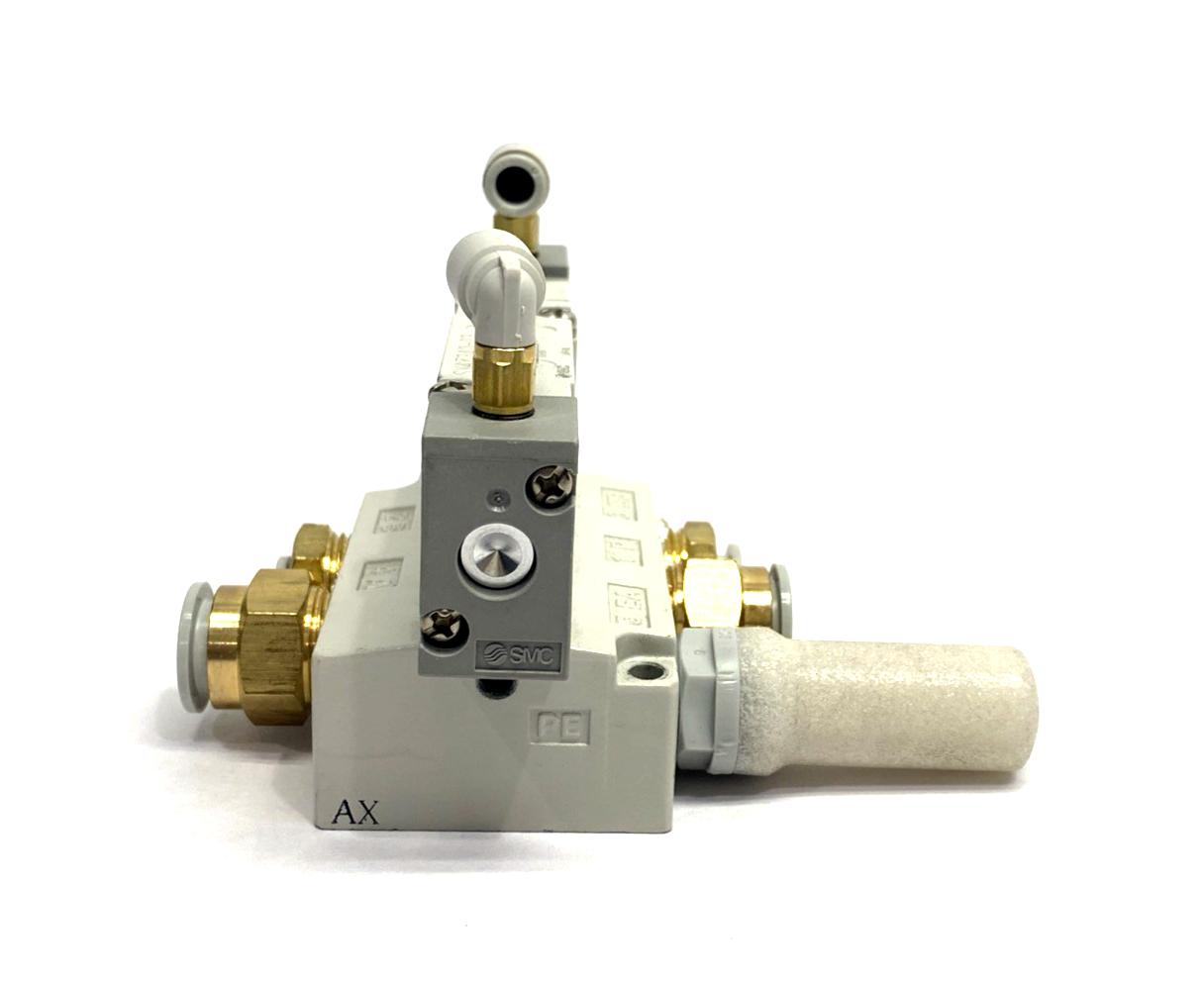 SMC SYA7340-03 Air Pilot Valve & Base 3/8" NPT - Maverick Industrial Sales