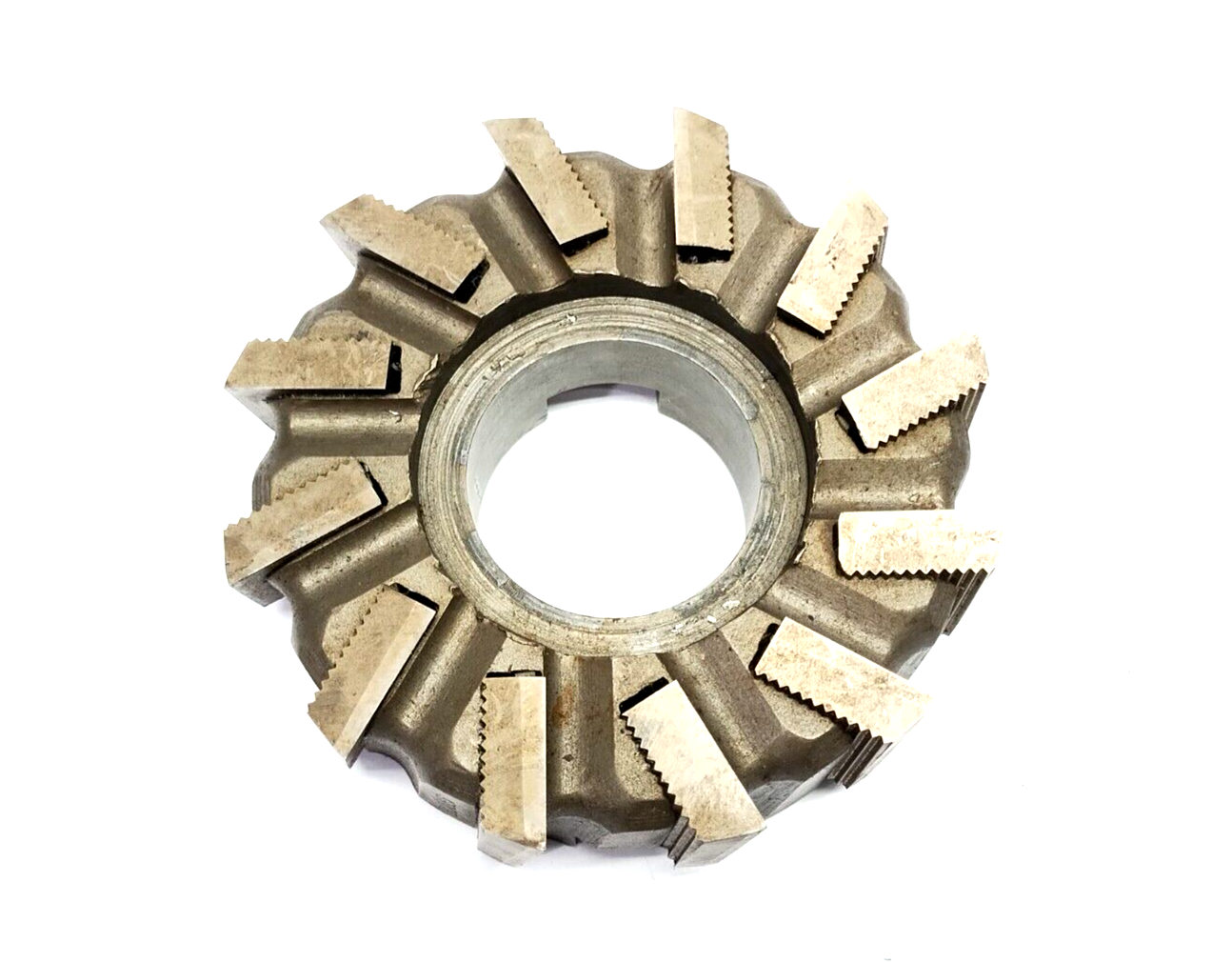 A6504, 62-6N | O.K. Tool Co. A6504 Mill Cutter 62-6N Blades, 4" Dia x 1-1/4", 1-1/2" Hole Dia - Used - Maverick Industrial Sales