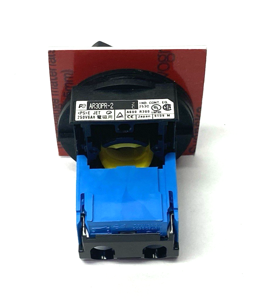 Fuji Electric AR30PR-2 2-Position Selector Switch, Maintained, Non-Illuminated - Maverick Industrial Sales