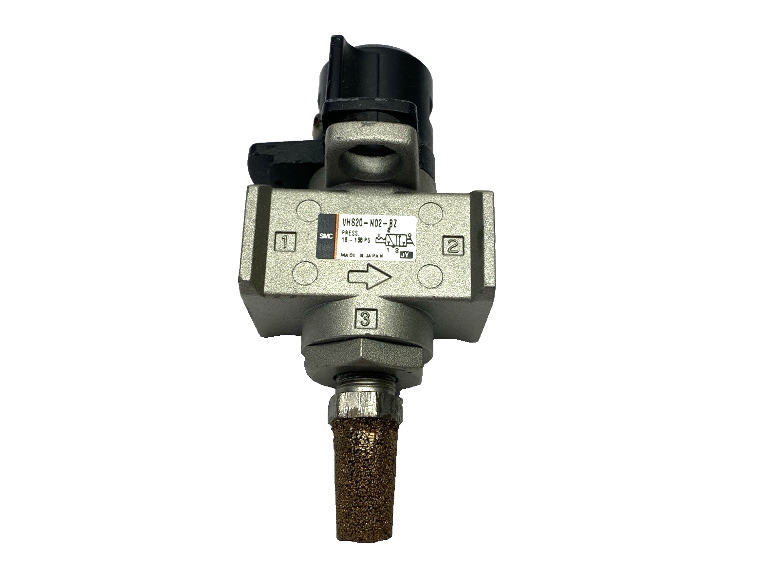 SMC VHS20-N02-BZ Lock Out Valve 3-Port 1/4" NPT - Maverick Industrial Sales