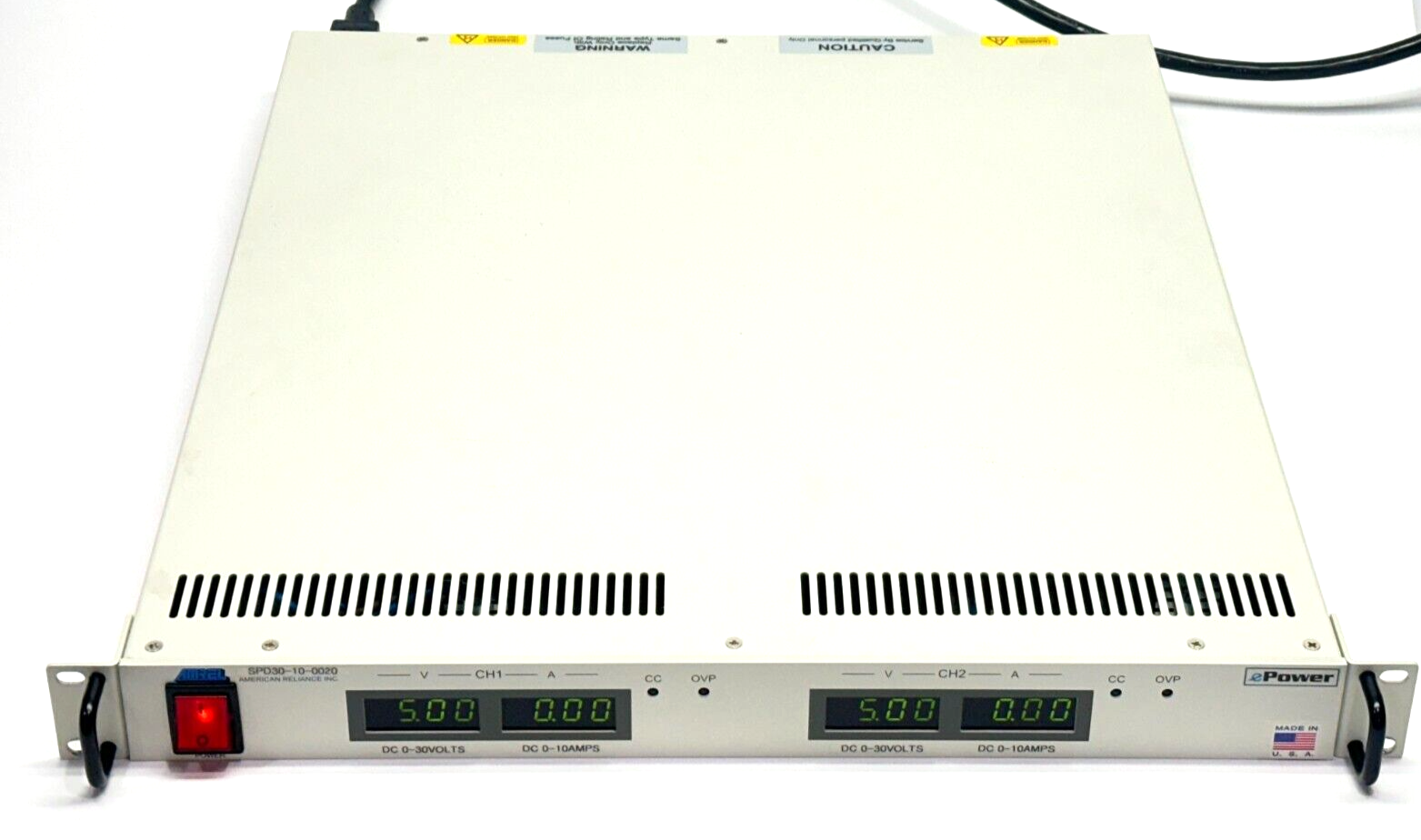 American Reliance SPD30-10-0020 Amrel EPower Dual-Channel Power Supply - Maverick Industrial Sales