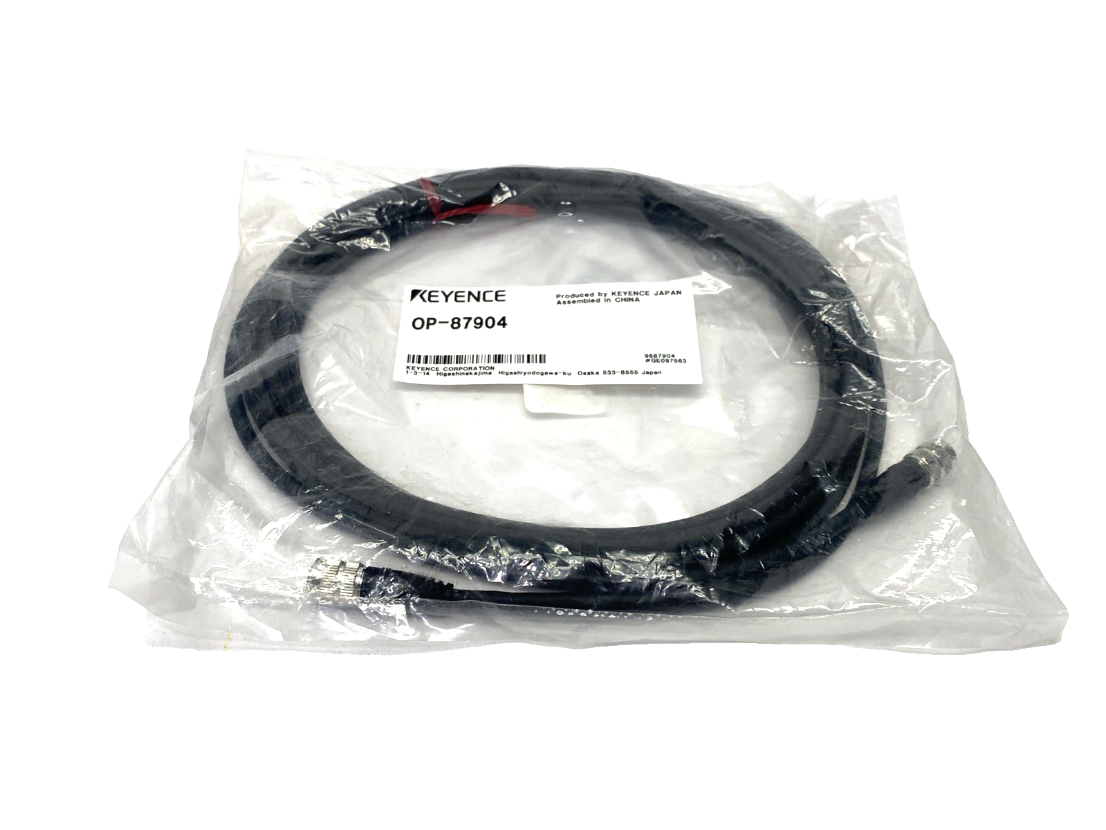 Keyence OP-87904 Laser Sensor Head Cable 5m - Maverick Industrial Sales