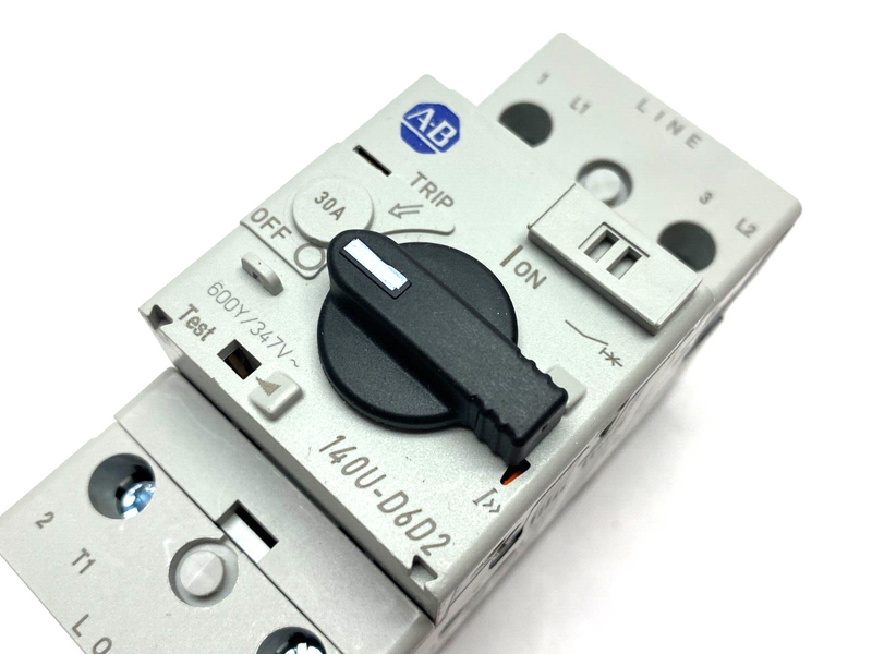 Allen Bradley 140U-D6D2-C30 Ser. B Motor Protection Circuit Breaker, Rotary, 30A - Maverick Industrial Sales