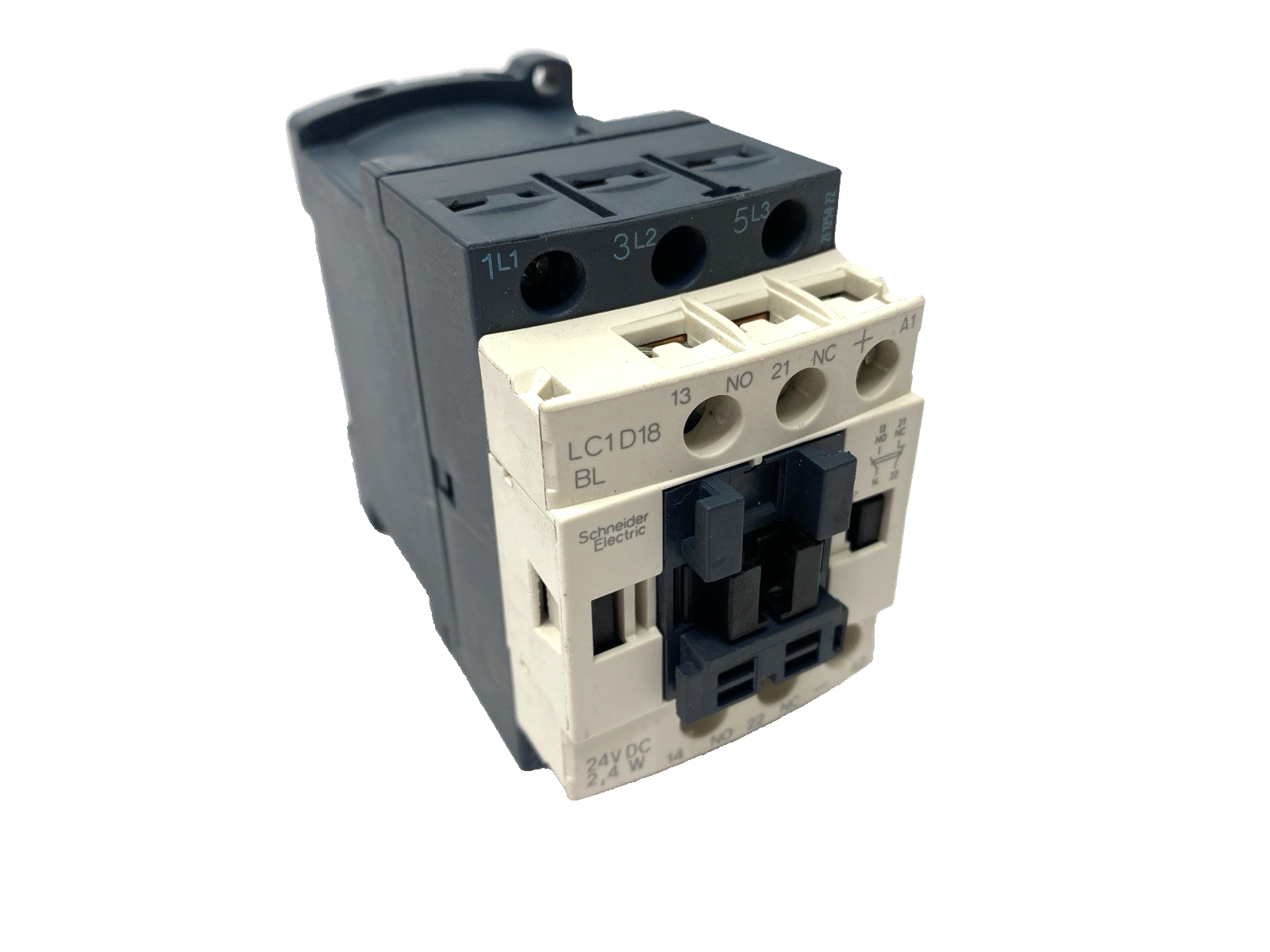 Schneider Electric LC1D18BL IEC Contactor 3P 18A 480VAC 24VDC Coil - Maverick Industrial Sales
