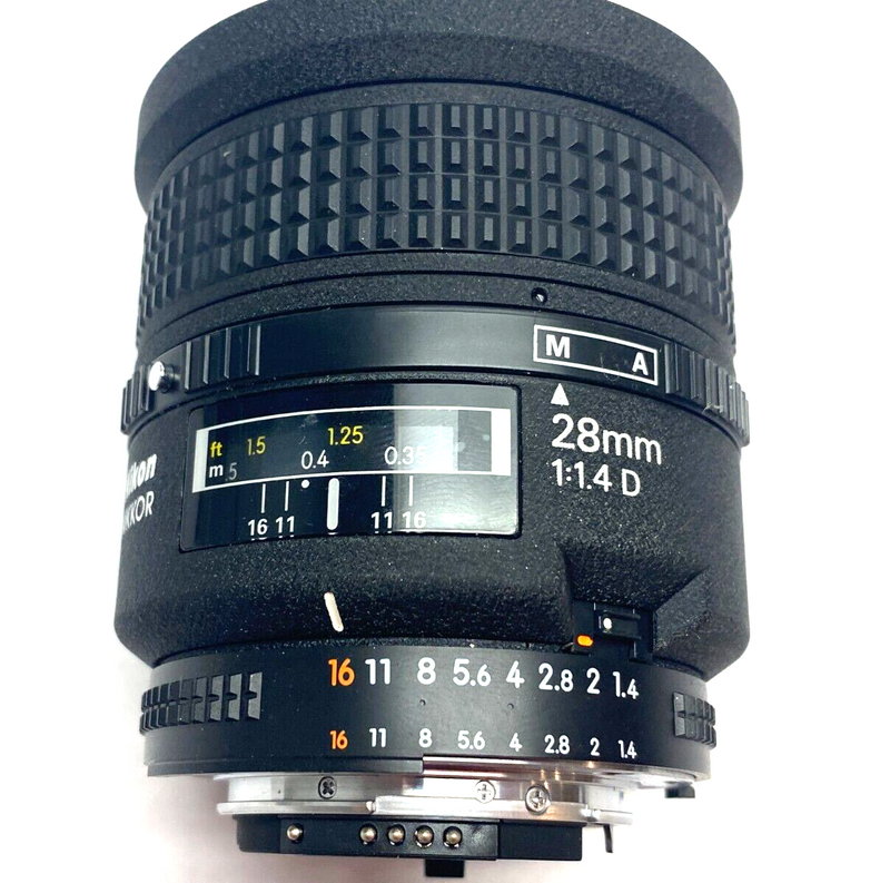 Nikon AF Nikkor 28mm f/1.4 D Wide Angle Prime Lens - Maverick Industrial Sales