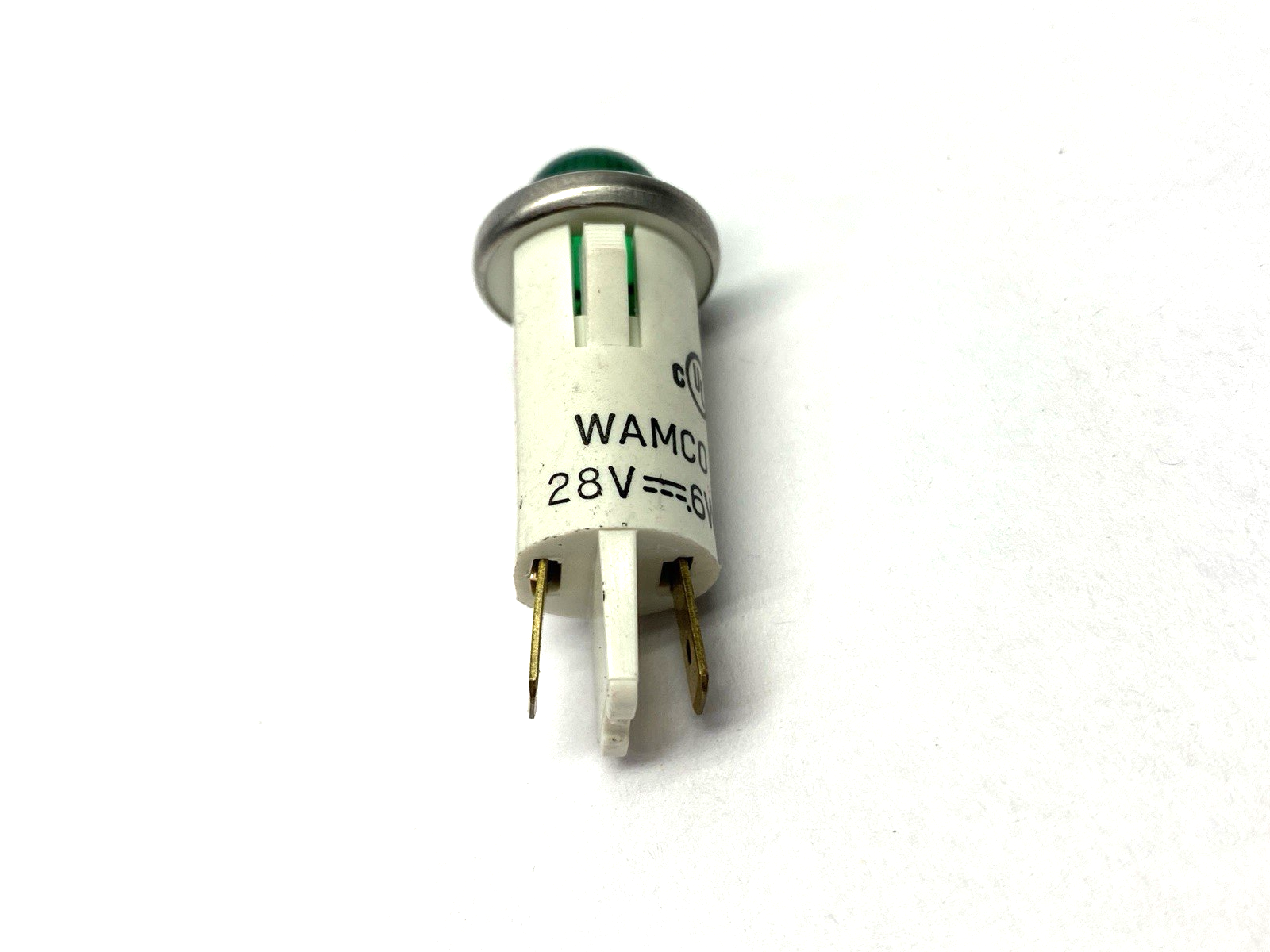 WL-1901QM5-24V | Wamco Green LED Indicator Panel Light for .5" Mounting Hole - Used - Maverick Industrial Sales