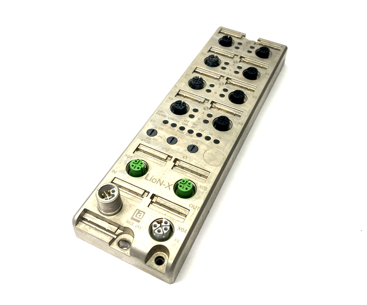 0980 XSL 3912-121-007D-00F | Lumberg Automation 935700001 I/O Module 12-Port M12, - Used - Maverick Industrial Sales