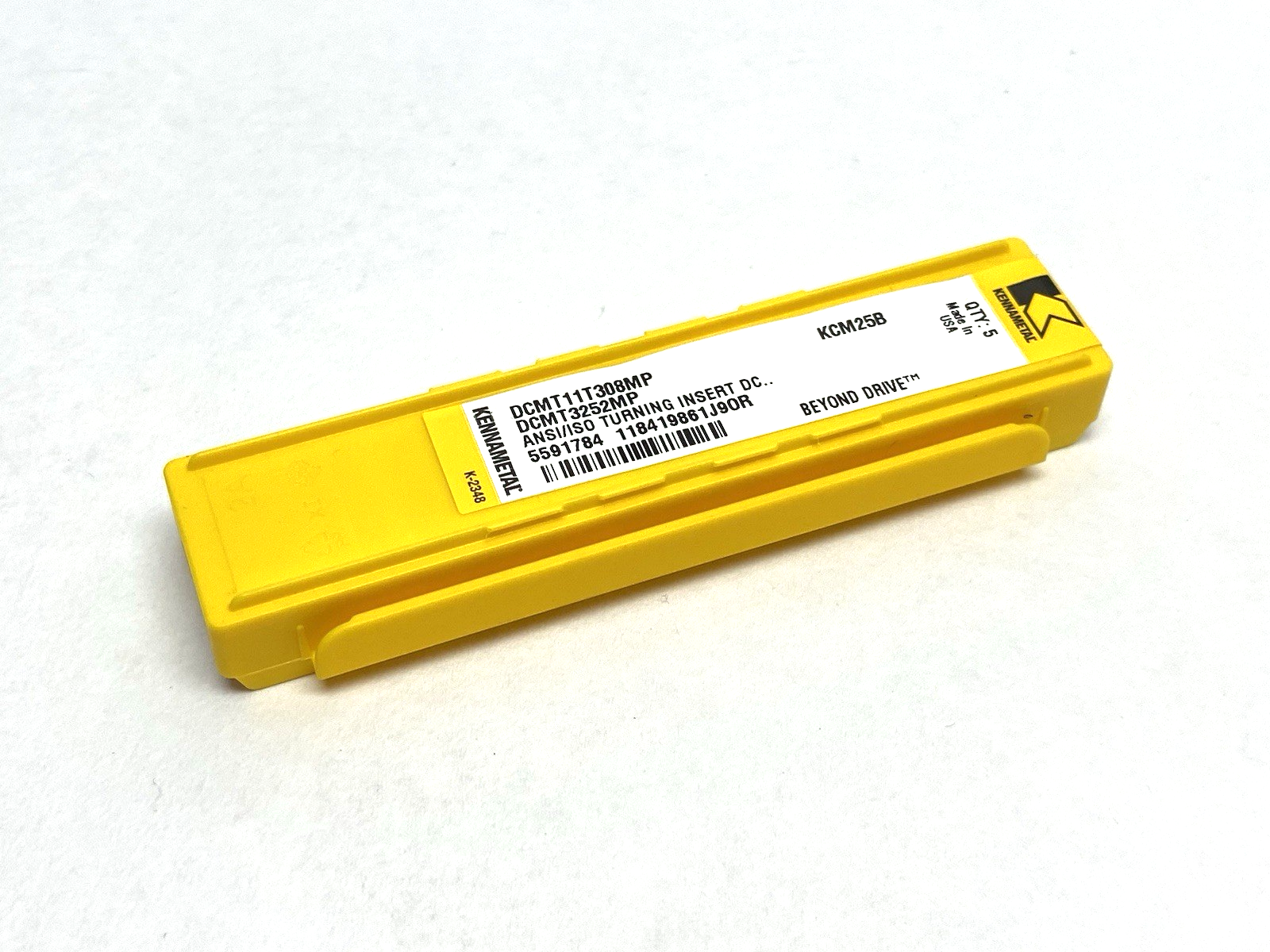5591784 | Kennametal Screw-On Positive Inserts DCMT11T308MP PKG OF 5 - New - Maverick Industrial Sales