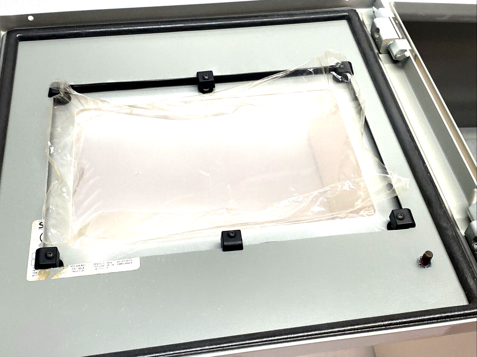 Saginaw Control SCE-16H1608LP Wall-Mount Nema 4 LP Enclosure w/Window 16"x16"x8" - Maverick Industrial Sales
