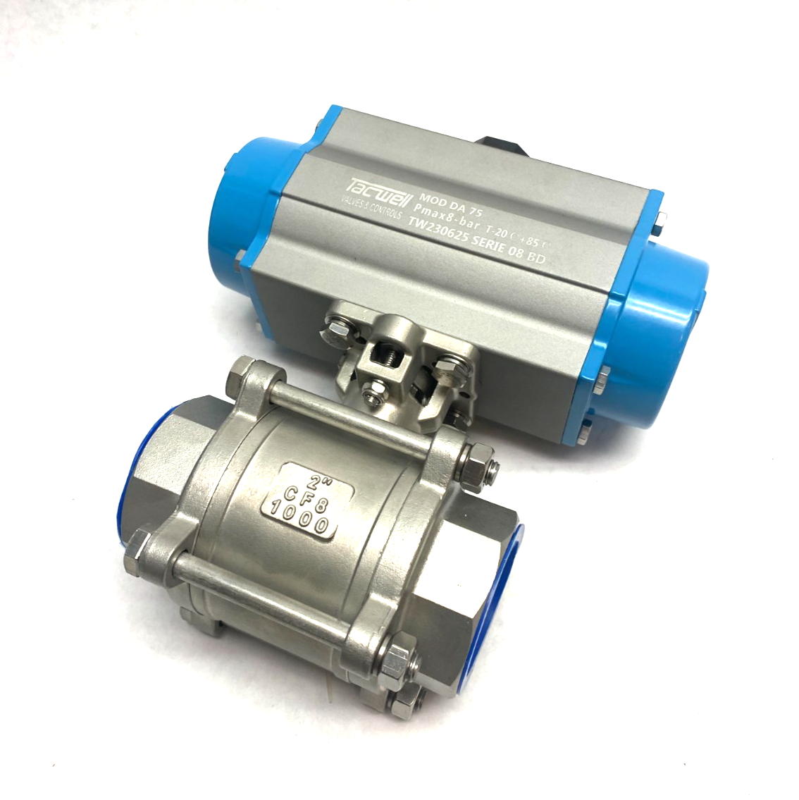 Tacwell MOD DA 75 Spring-Returned Pneumatic Actuator Valve 2" Double Acting - Maverick Industrial Sales