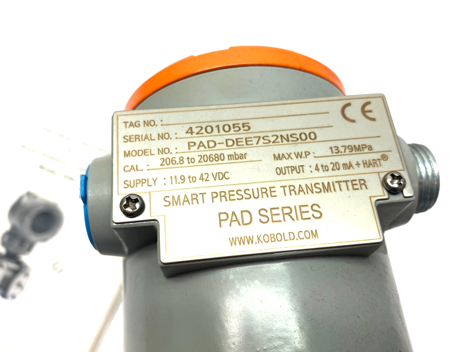 Kobold PAD-DEE7S2NS00 Heavy-Duty Smart Differential Pressure Transmitter 5-Digit - Maverick Industrial Sales