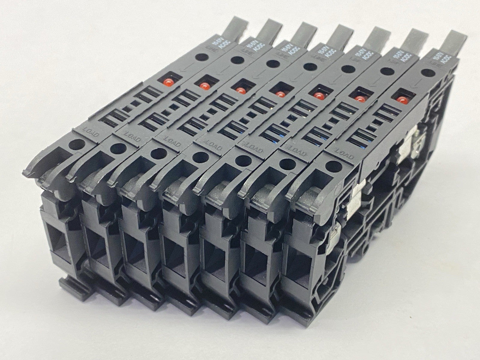 1492-H5 | Allen Bradley Red LED Indicating Fuse Holder LOT OF 7- Used - Maverick Industrial Sales