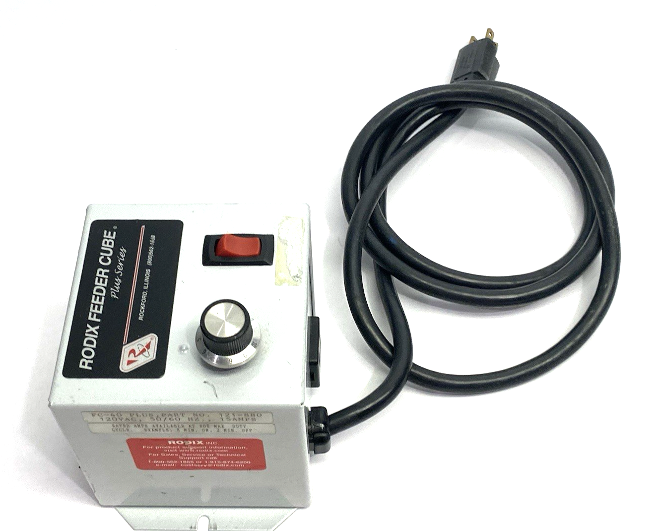 Rodix 121-880 Feeder Cube Controller Unit FC-40 Plus 120VAC 15A - Maverick Industrial Sales