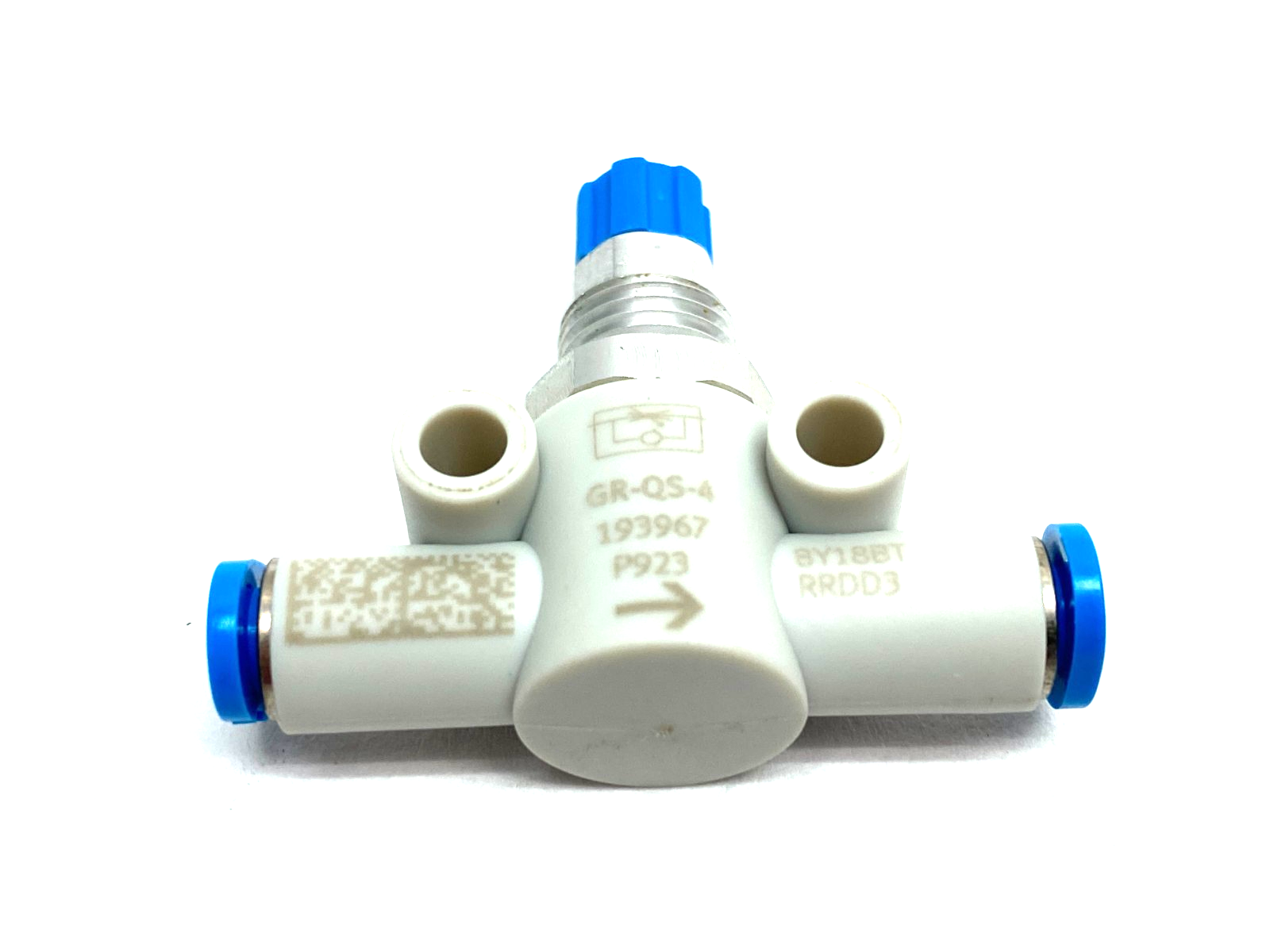 Festo GR-QS-4 One-Way Flow Control Valve 4mm OD Tube 193967 - Maverick Industrial Sales