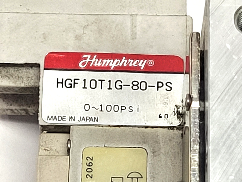 Humphrey HGF10T1G-80-PS Pneumatic Air Valve 0-100PSI w/ Manifold HGF10M4AMG - Maverick Industrial Sales