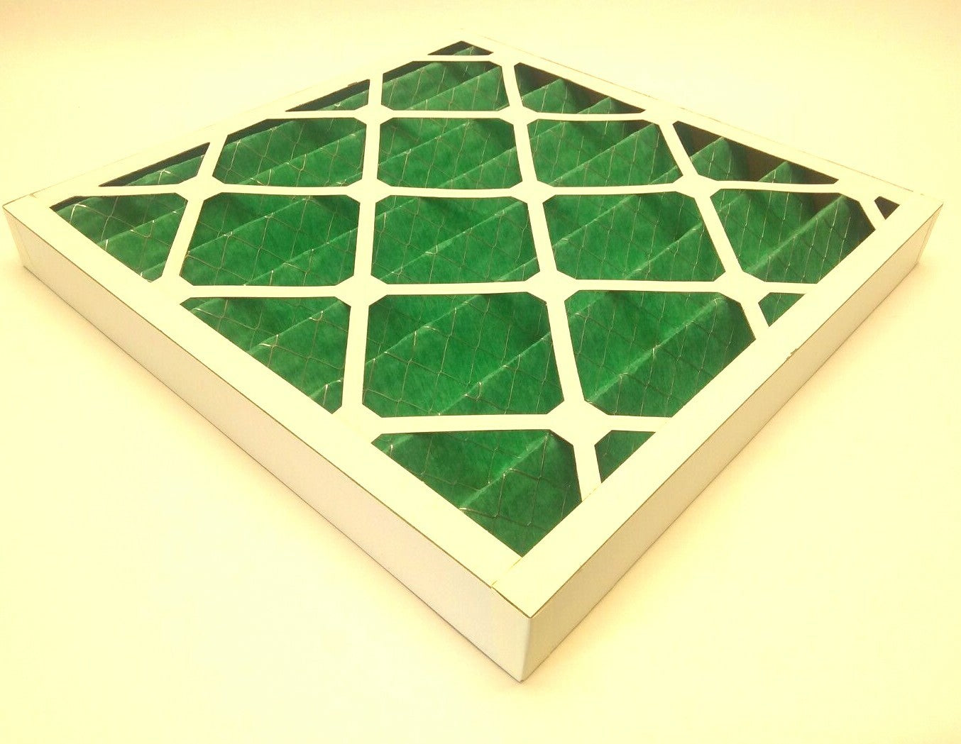 TRIDIM 2351717208E 17X17X2 Tri-Pleat Ultra E GREEN Commercial Industrial Filter - Maverick Industrial Sales