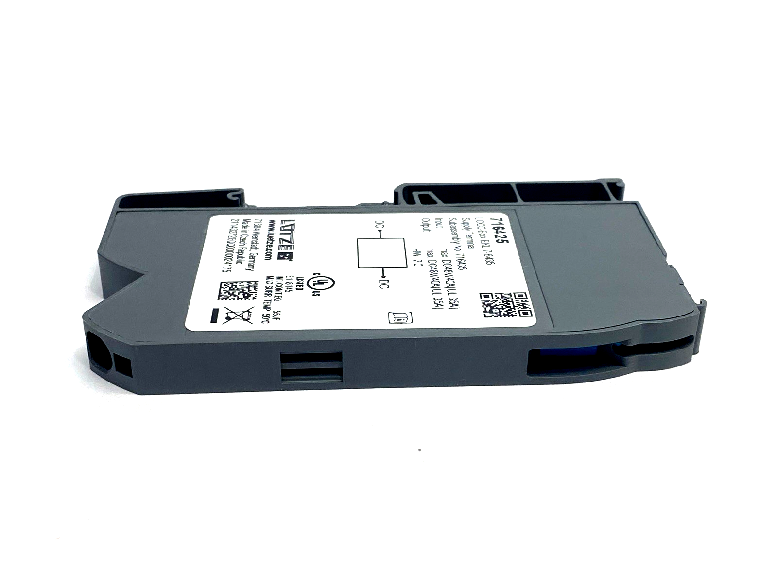 716425 | Lutze LOCC-Box-EKL 7-6435 Supply Terminal & LOCC-Box-EB 7-6536 End Block - New – Open box - Maverick Industrial Sales