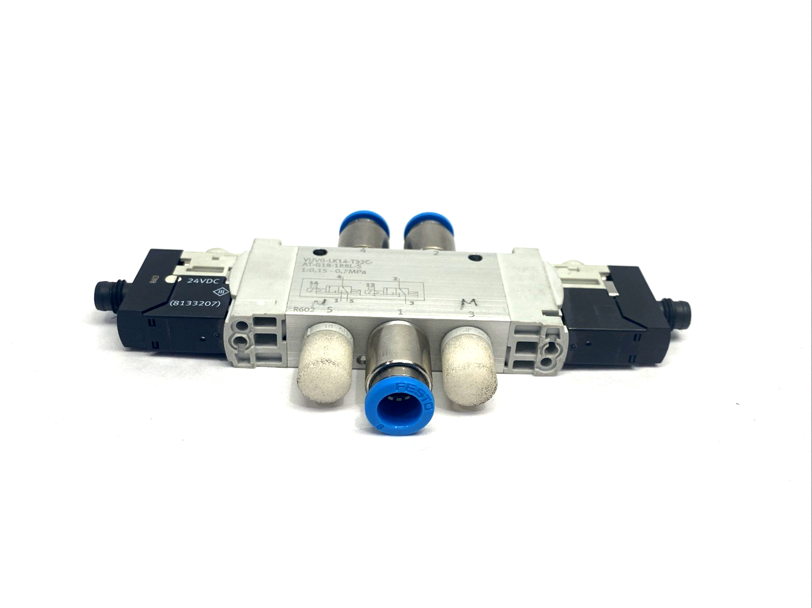 Festo VUVG-LK14-T32C-AT-G18-1R8L-S Pneumatic Solenoid Valve 8042566 - Used - Maverick Industrial Sales