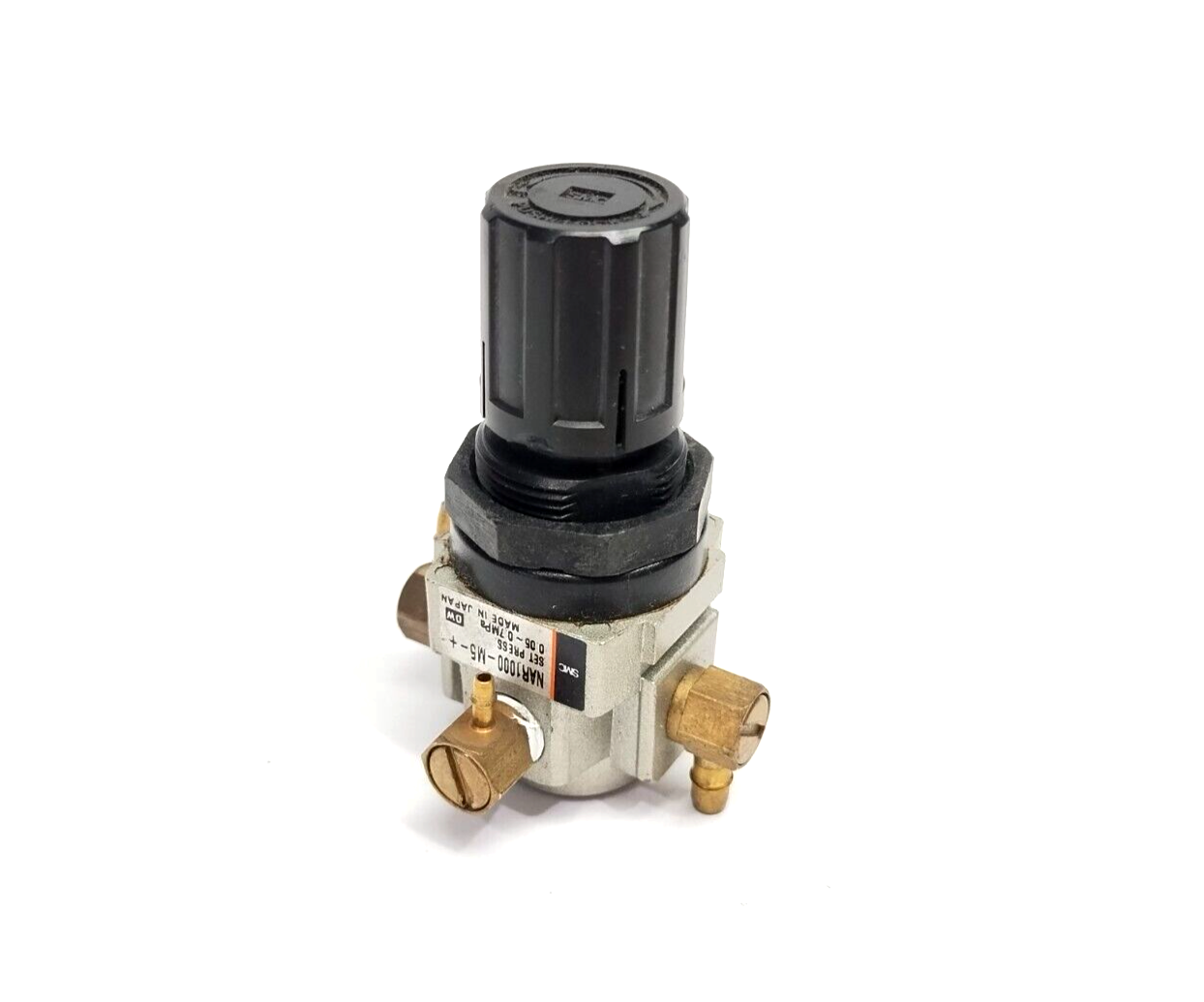 SMC NAR1000-M5 Miniature Pneumatic Pressure Regulator LOT OF 2 - Maverick Industrial Sales