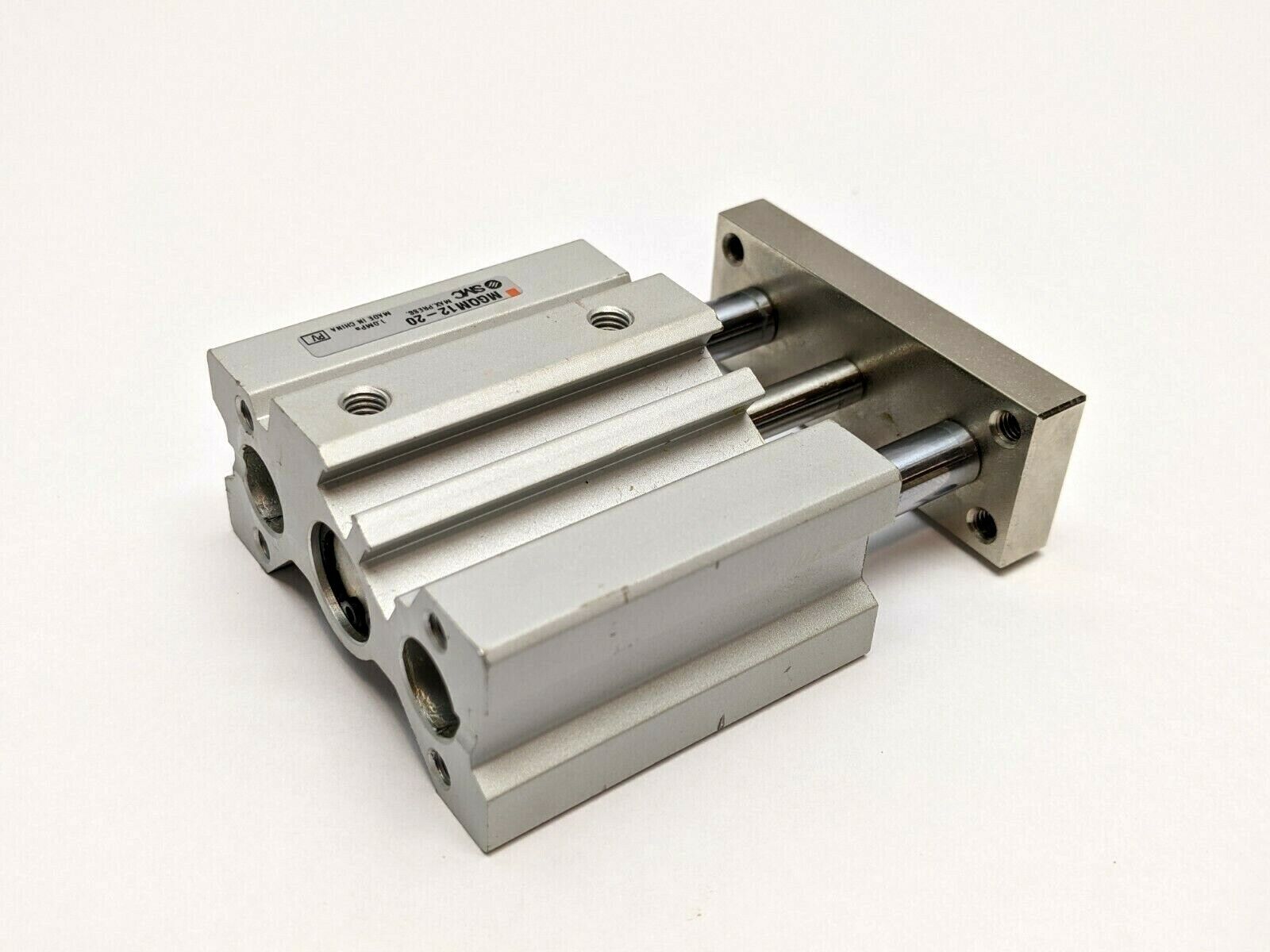 SMC MGQM12-20 Compact Guided Cylinder 12mm Bore 20mm Stroke - Maverick Industrial Sales