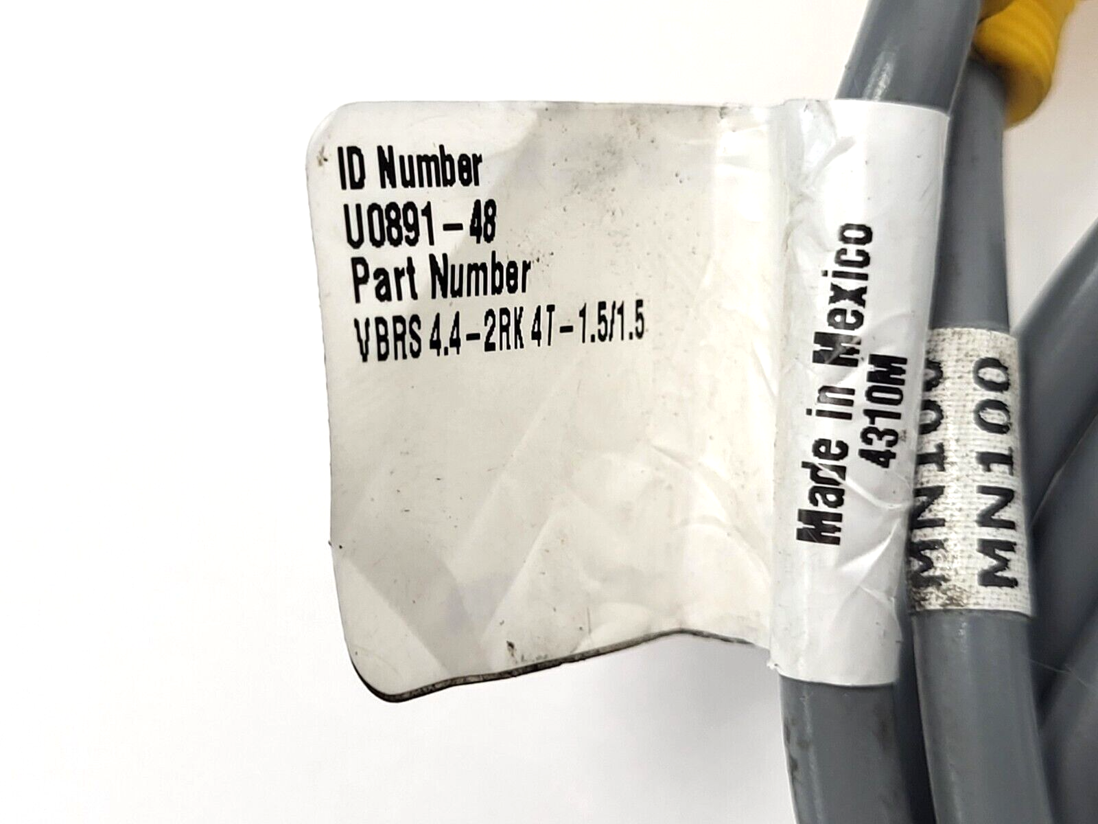 Turck VBRS 4.4-2RK 4T-1.5/1.5 Cordset U0891-48 - Maverick Industrial Sales