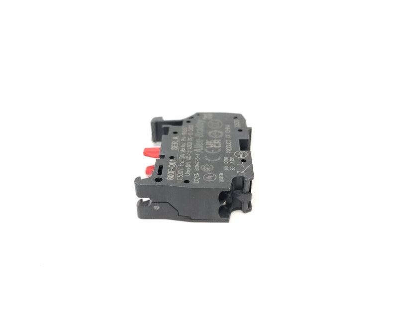 Allen Bradley 800F-Q01 Ser. A Latch Mount Contact Block 22mm 1NC 10A LOT OF 2 - Maverick Industrial Sales