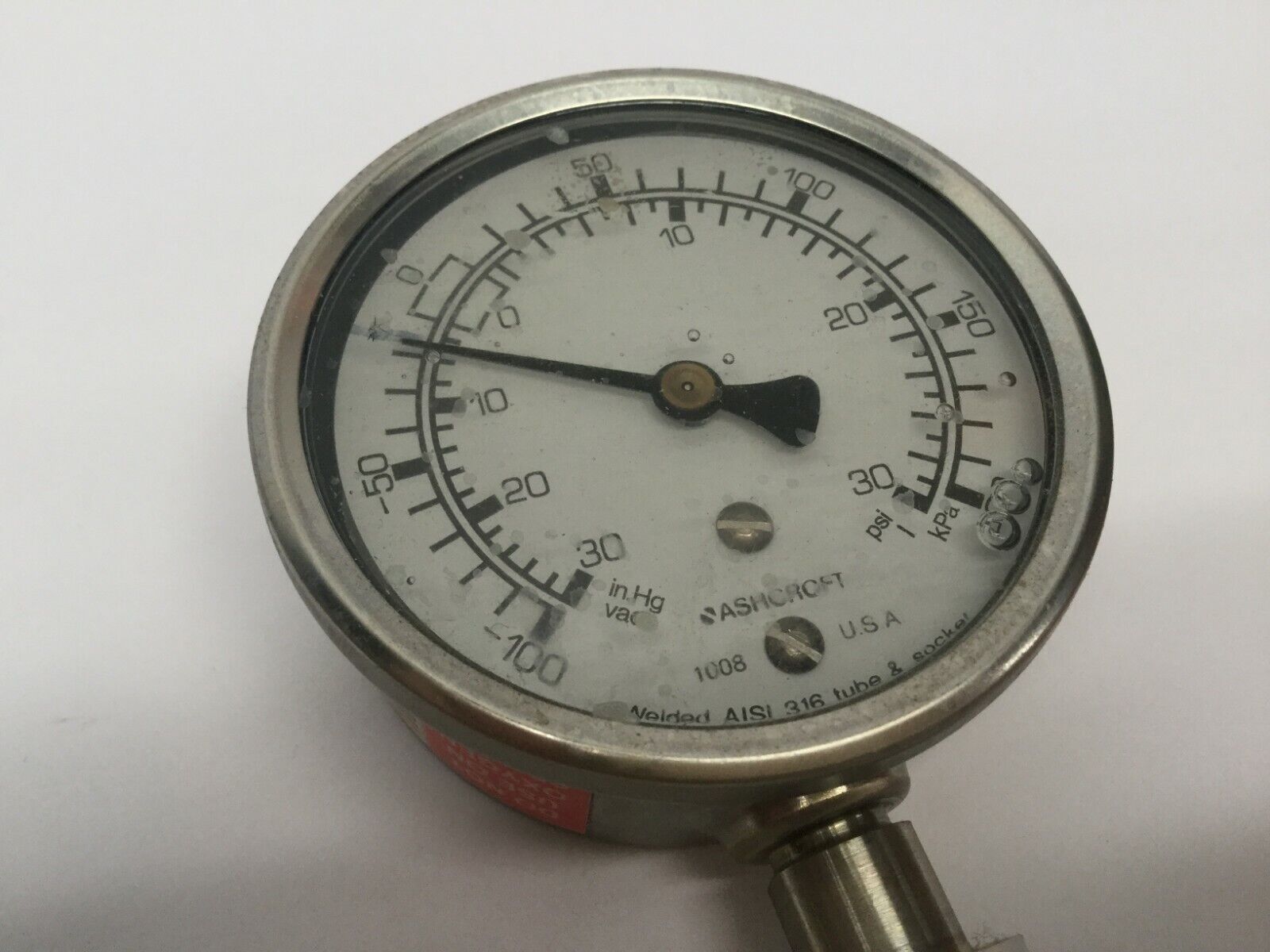 Ashcroft 238A460-02 Glycerin Filled Gauge - Maverick Industrial Sales