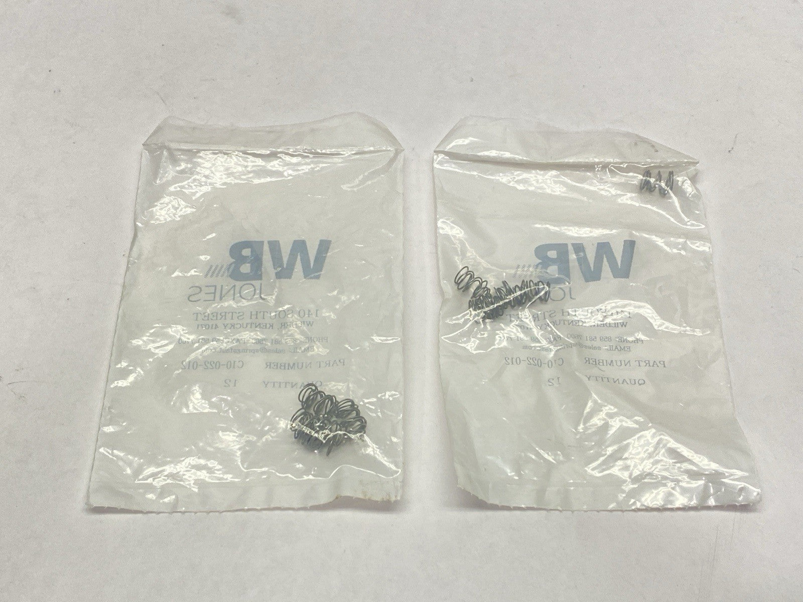 C10-022-012 | WB Jones Compression Springs LOT OF 24 - New - Maverick Industrial Sales