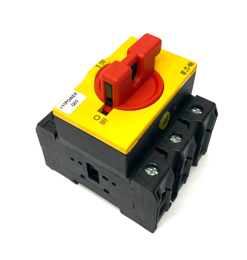 Eaton P3-63/IVS-RT Moeller Series On/Off Switch, 3-Pole, 63A, 045845 - Maverick Industrial Sales