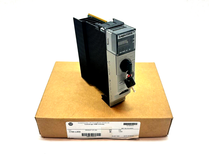 Allen Bradley 17556-L85E Ser. B ControlLogix 40MB Controller, PN-302991 - Maverick Industrial Sales