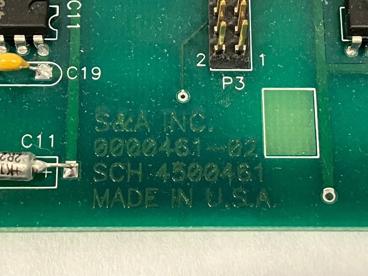 Saunders & Associates 0000461-02 Circuit Board SCH 4500461 - Maverick Industrial Sales