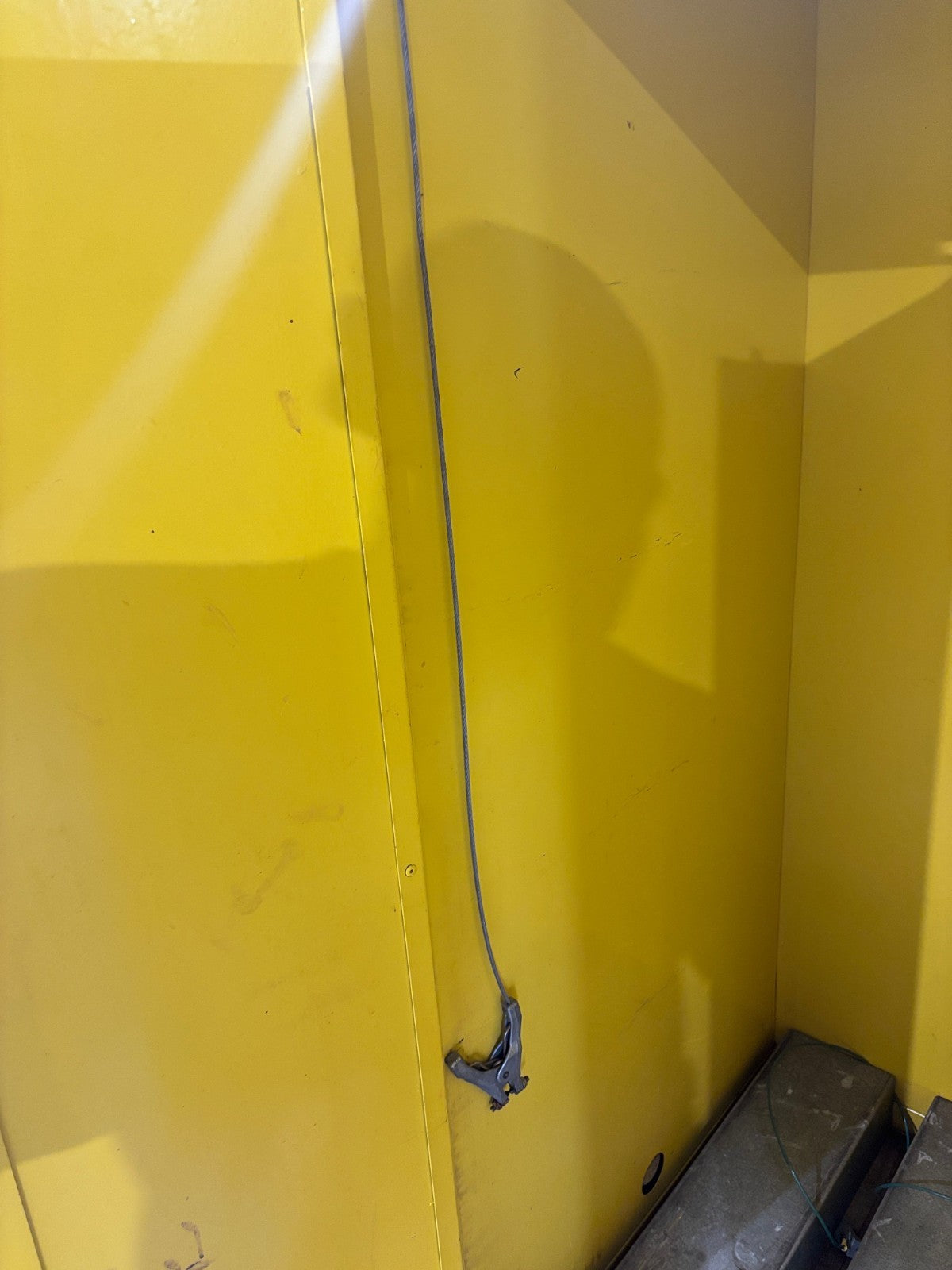 Flammable Liquid Storage Cabinet, Safety Yellow, 31.5"x31.5"x65" No Key - Maverick Industrial Sales