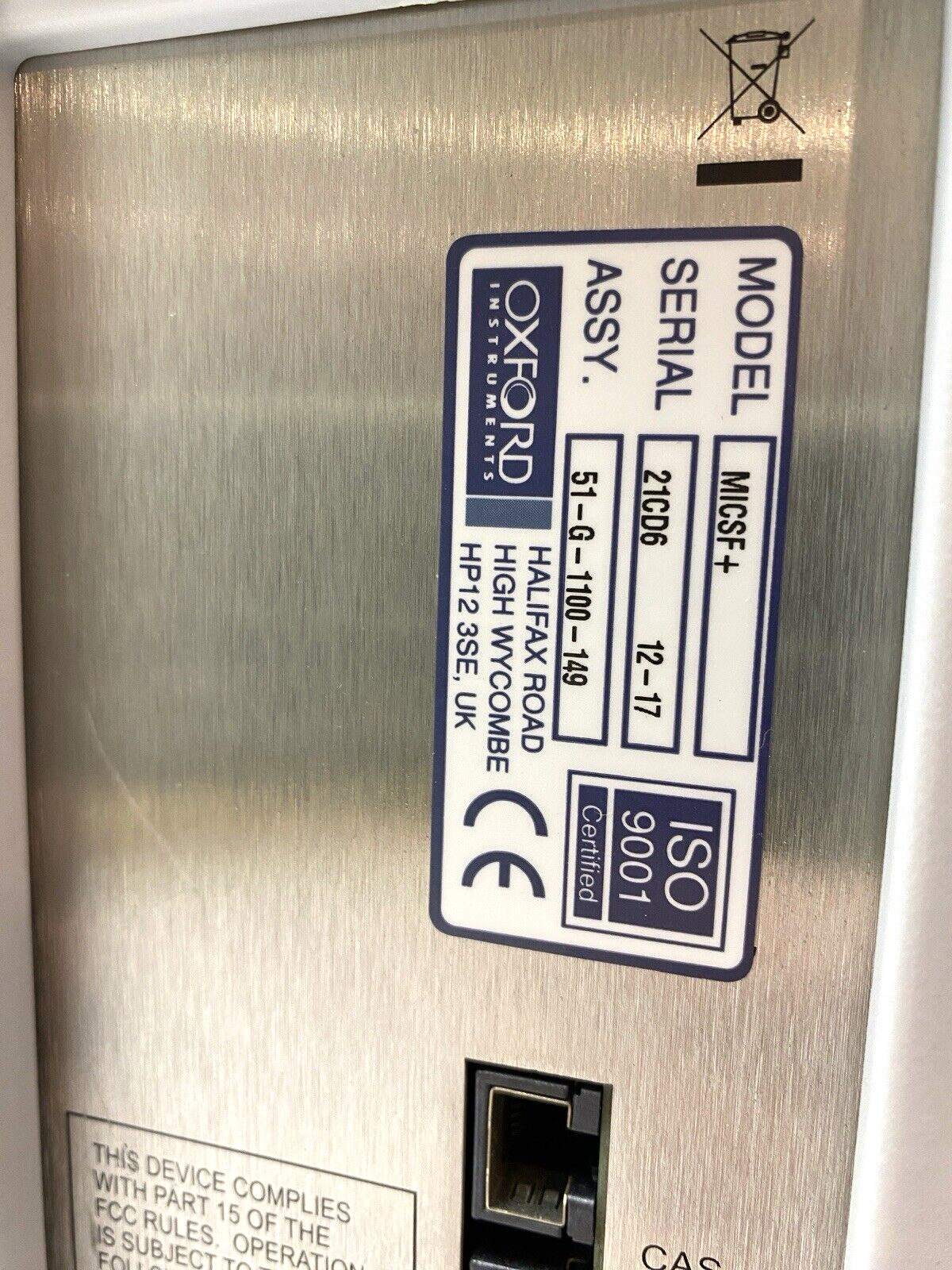 51-G-1100-149 | Oxford MICSF+ - Used - Maverick Industrial Sales