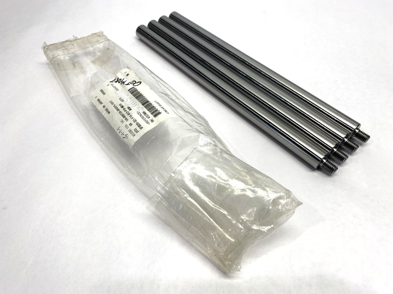 Misumi SFUD20-321-F15-B12-P10-ND10 Linear Shaft 321mm Length PACKAGE OF 4 - Maverick Industrial Sales