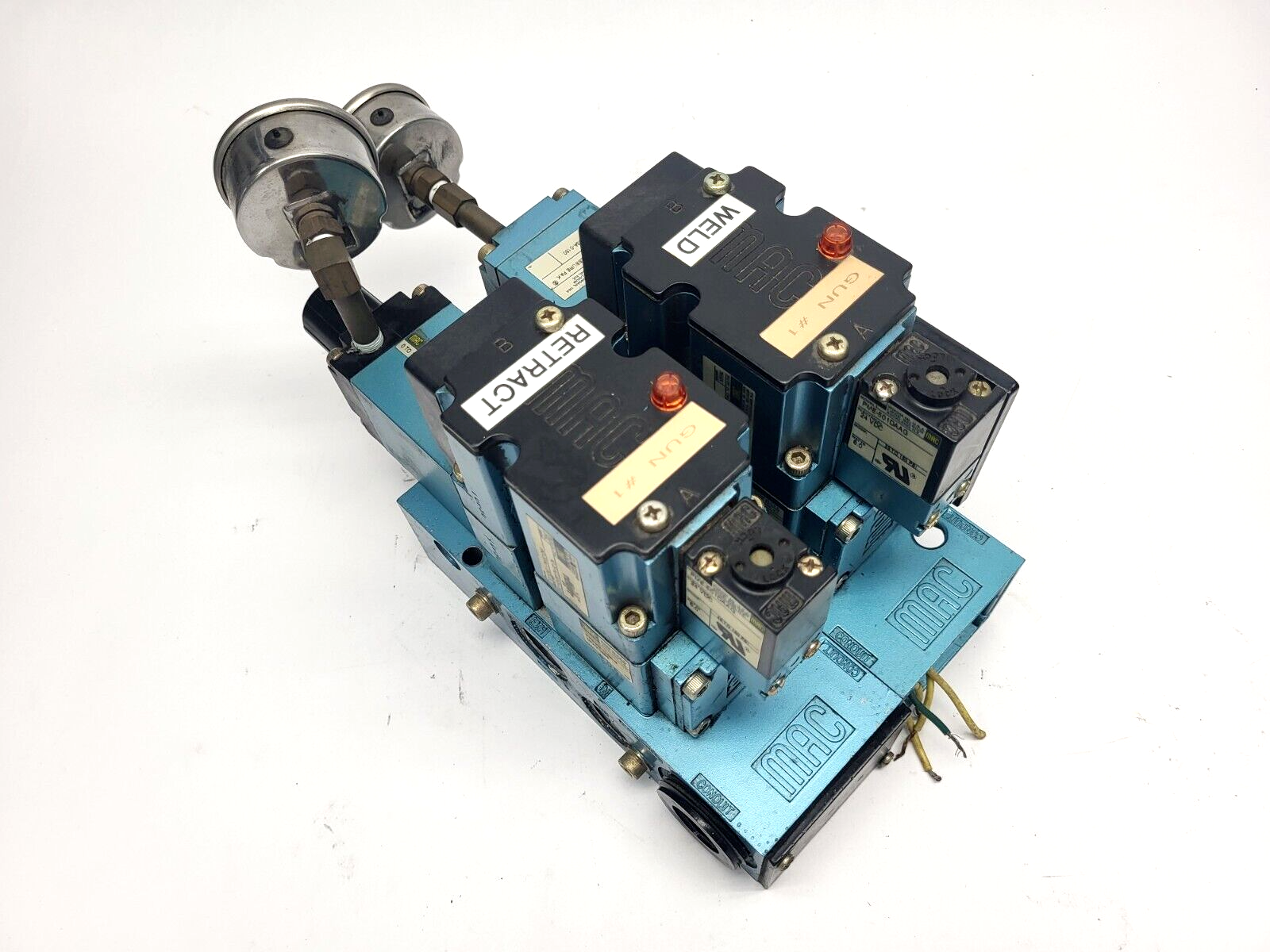 Mac Valves PR63D-13BA-9 Regulator Valve w/ 6316D-611-PM-501DA9 PME-501DAAG - Maverick Industrial Sales