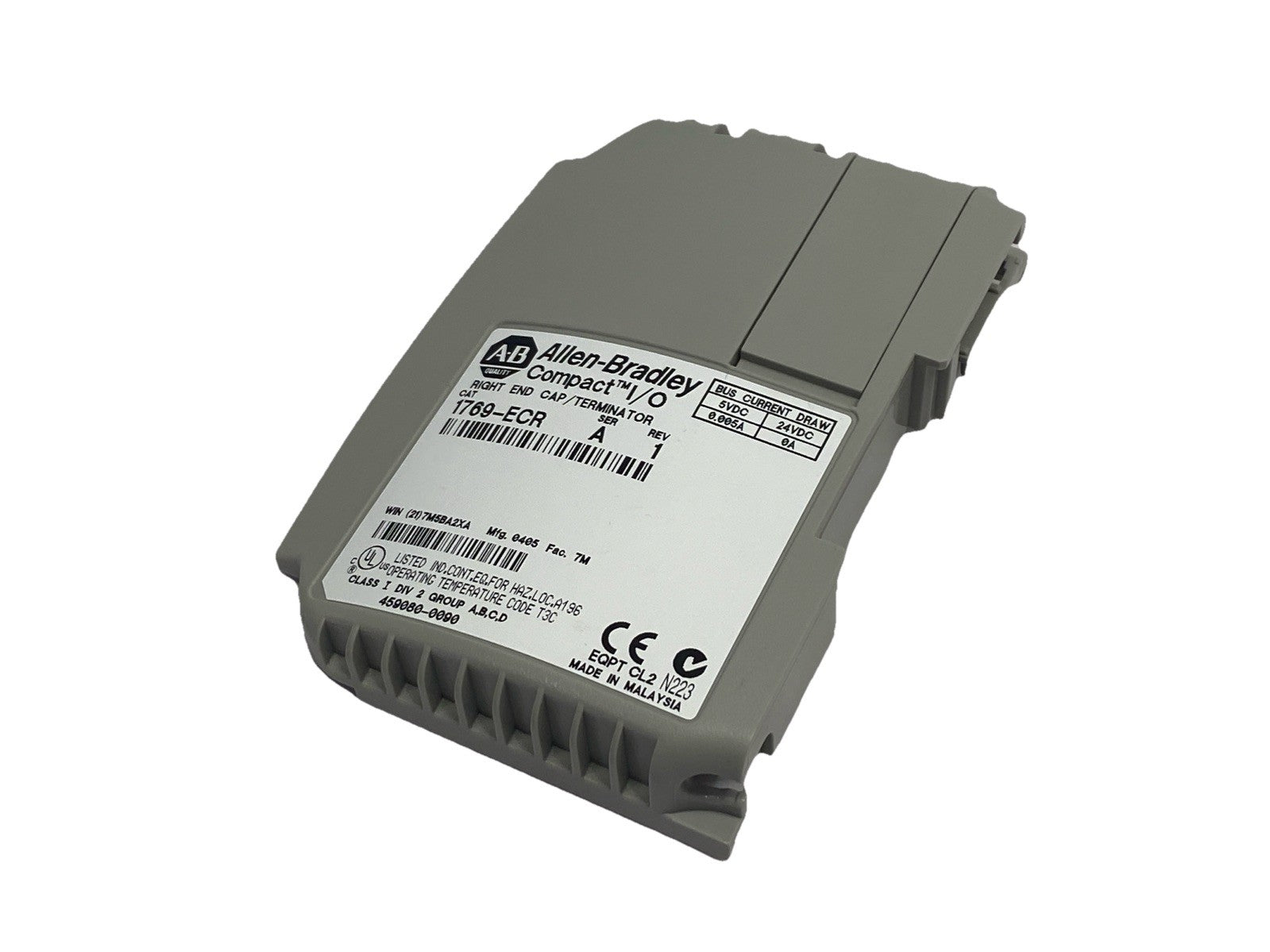 Allen Bradley 1769-ECR Ser. A Rev. 1 CompactLogix Right End Cap - Maverick Industrial Sales
