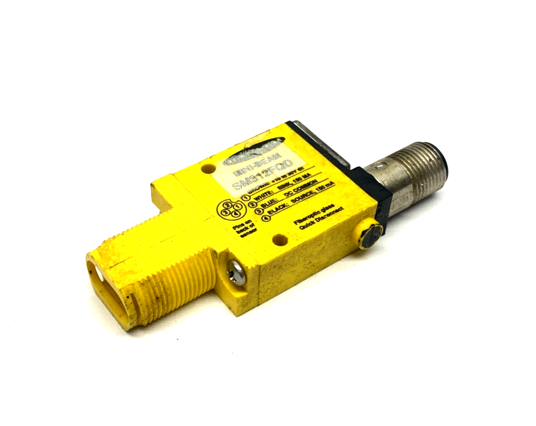 SM312FQD | Banner Mini-Beam Fiber Optic Sensor Amplifier 26836 LOT OF 3 - Used - Maverick Industrial Sales