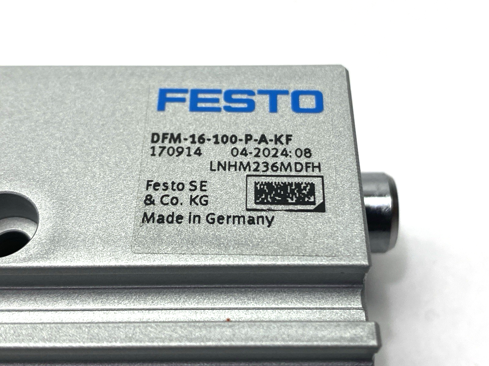 Festo DFM-16-100-P-A-KF Pneumatic Guided Drive 170914 100mm Stroke - Maverick Industrial Sales