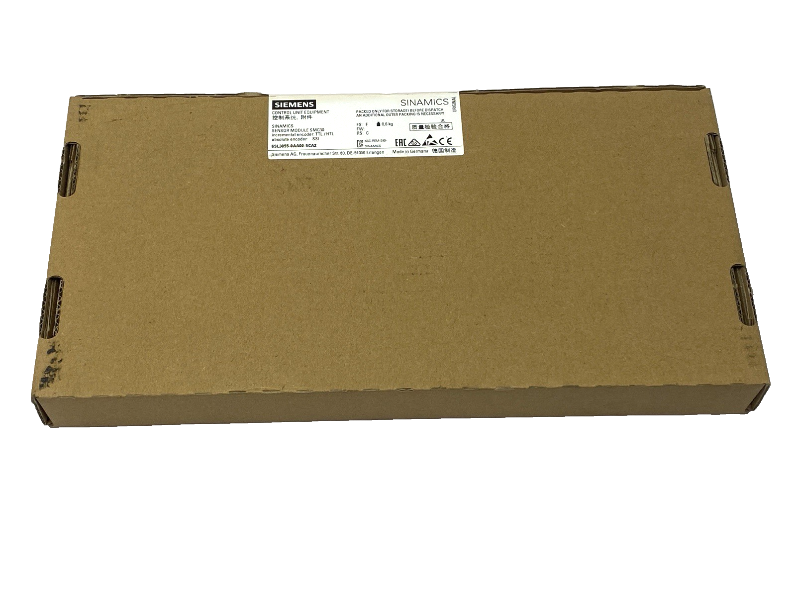 Siemens 6SL3055-0AA00-5CA2 SINAMICS Sensor Module SMC30 Control Unit - Maverick Industrial Sales