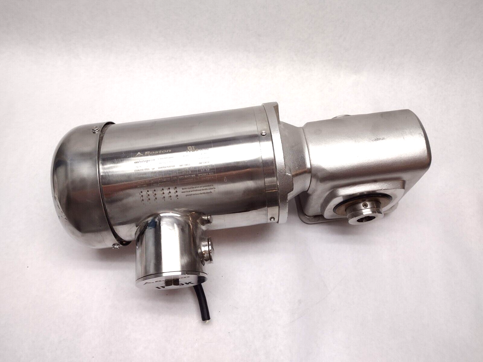 Boston Gear HUTF-5/8SS With Boston Gear SSHF721-25KC-B5-HS1-P16 W05054 25:1 - Maverick Industrial Sales