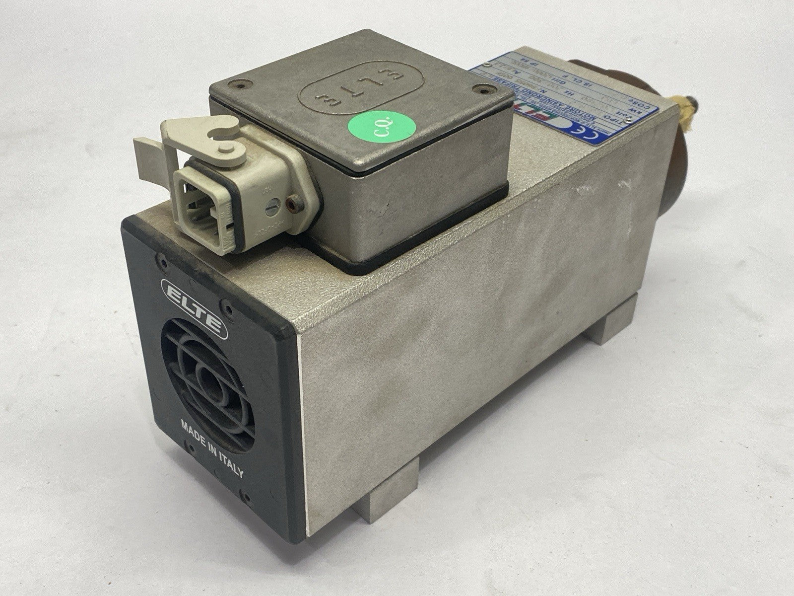 PE3 9/2 | ELTE Precision Electric Spindle Motor 12000/18000 RPM 4.0/2.3A 220/380 - Used - Maverick Industrial Sales