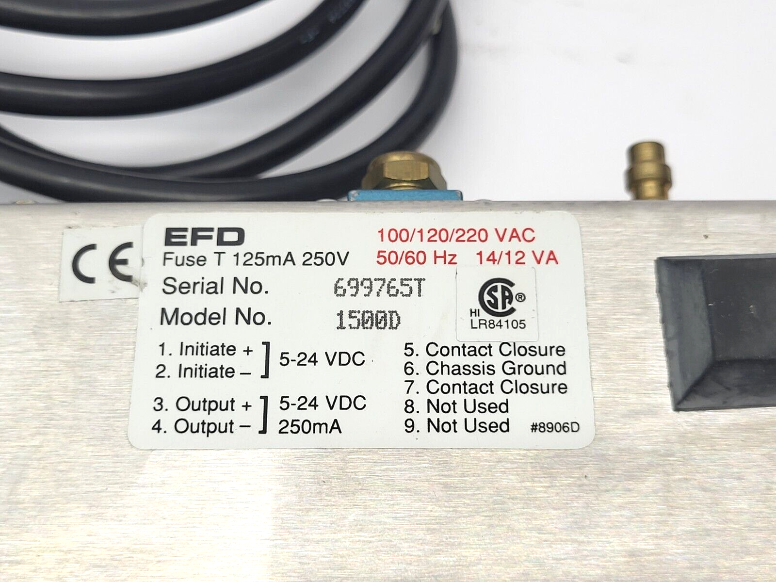 EFD 1500D Fluid Liquid Epoxy Adhesive Dispenser 50/60Hz 250V 24VDC - Maverick Industrial Sales