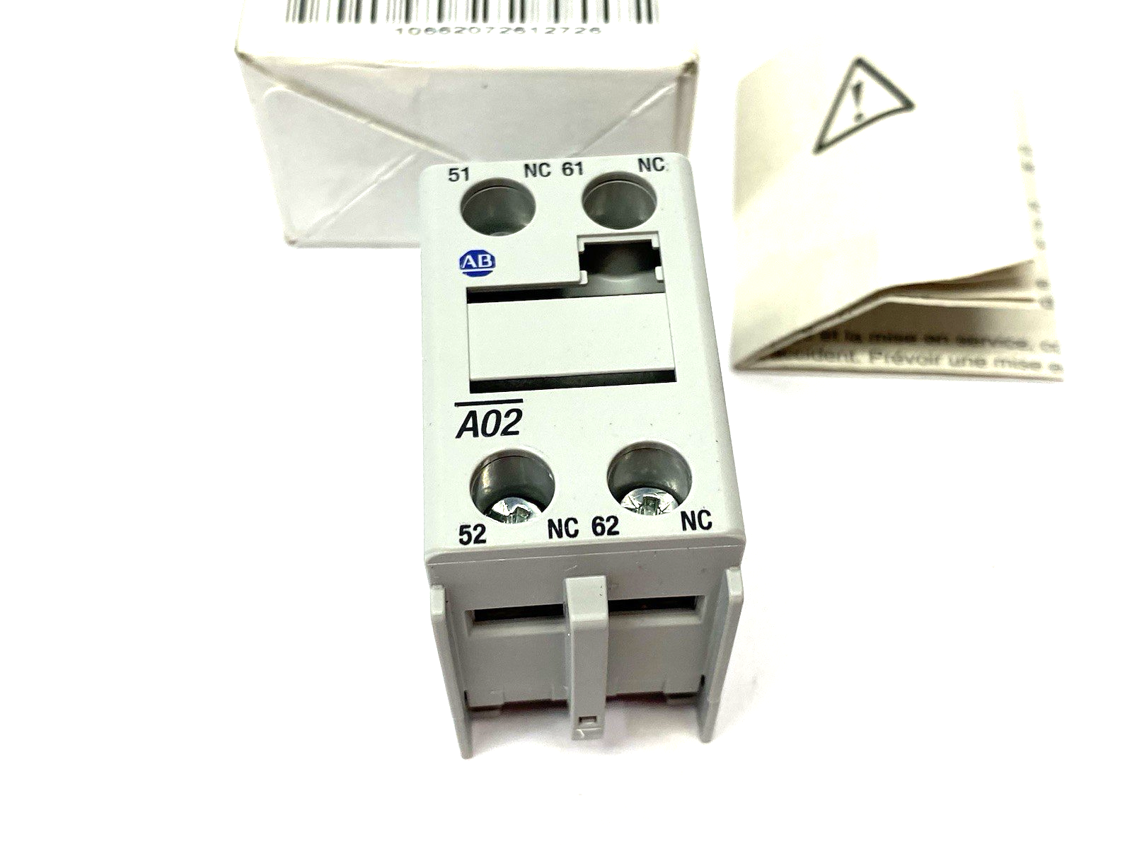 100-FA02 | Allen Bradley Ser. B Front Mount Auxiliary Contact - New – Open box - Maverick Industrial Sales