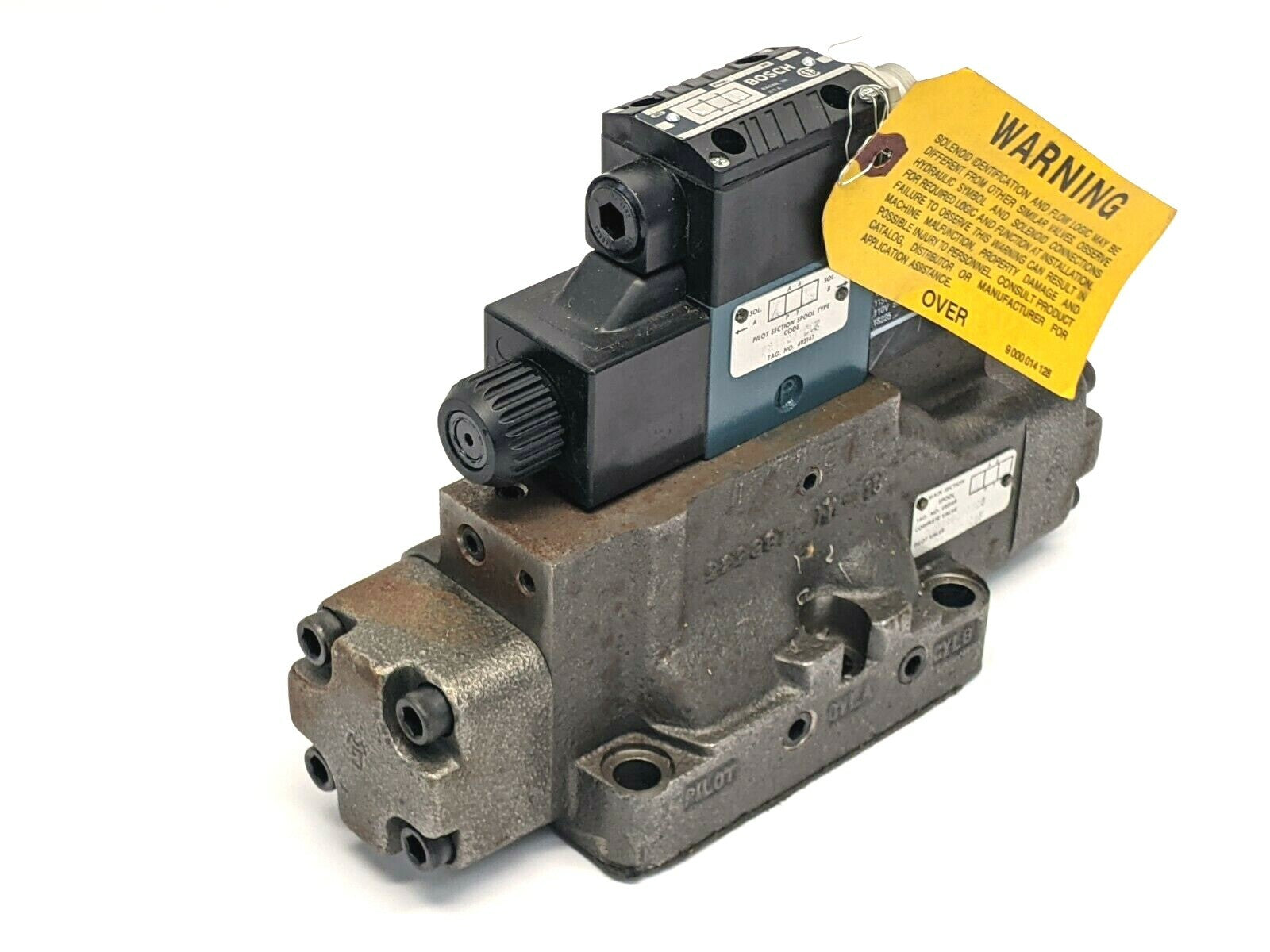Bosch Rexroth 9810235528 Directional Control Valve 3000 psi - Maverick Industrial Sales